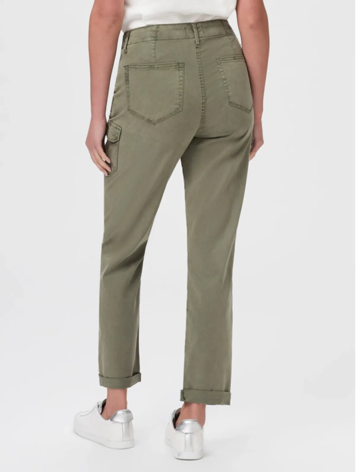 Paige Drew With Cargo Pockets - Vintage Green Ivy