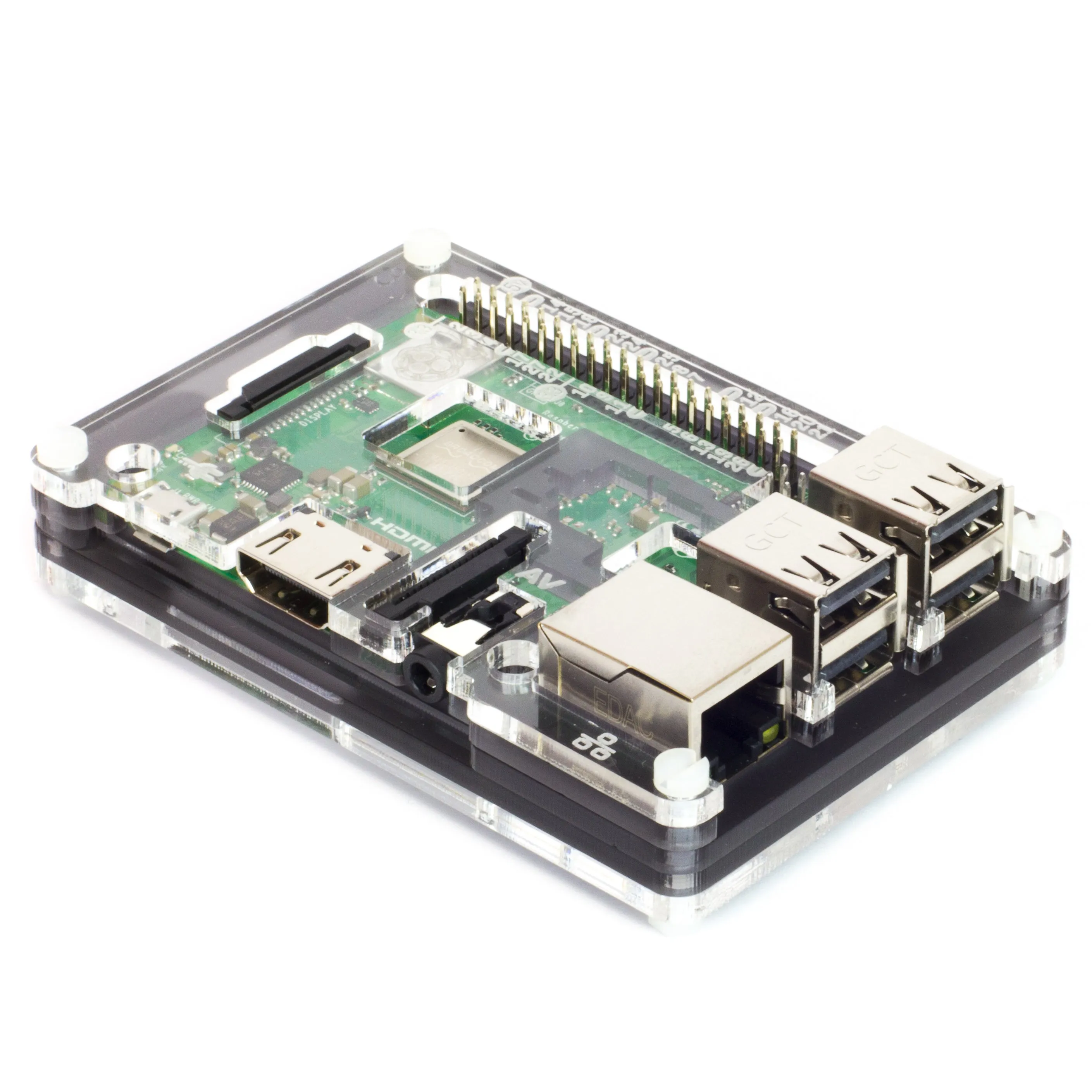 Pibow 3 B  Coupé (Raspberry Pi 3 B , 3, & 2)