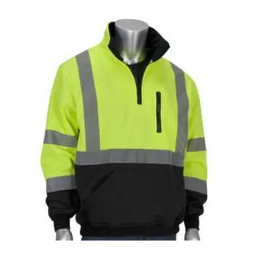 PIP ANSI Type R Class 3 Quarter-Zip Pullover Sweatshirt