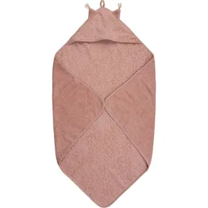 Pippi Hooded Towel Misty Rose