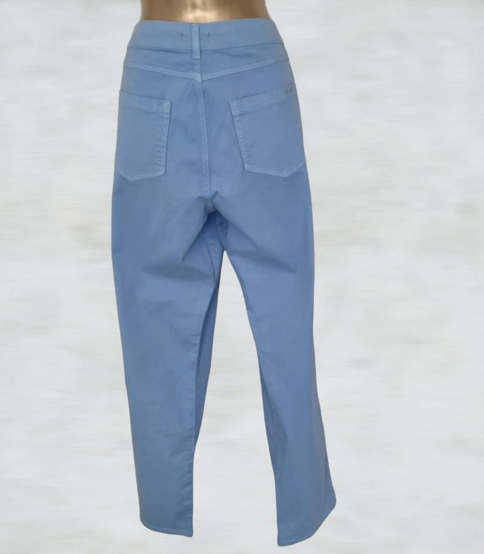 Pomodoro Blue Denim, Stretch Straight Leg Jeans UK 18  US 14 EU 48 BNWT