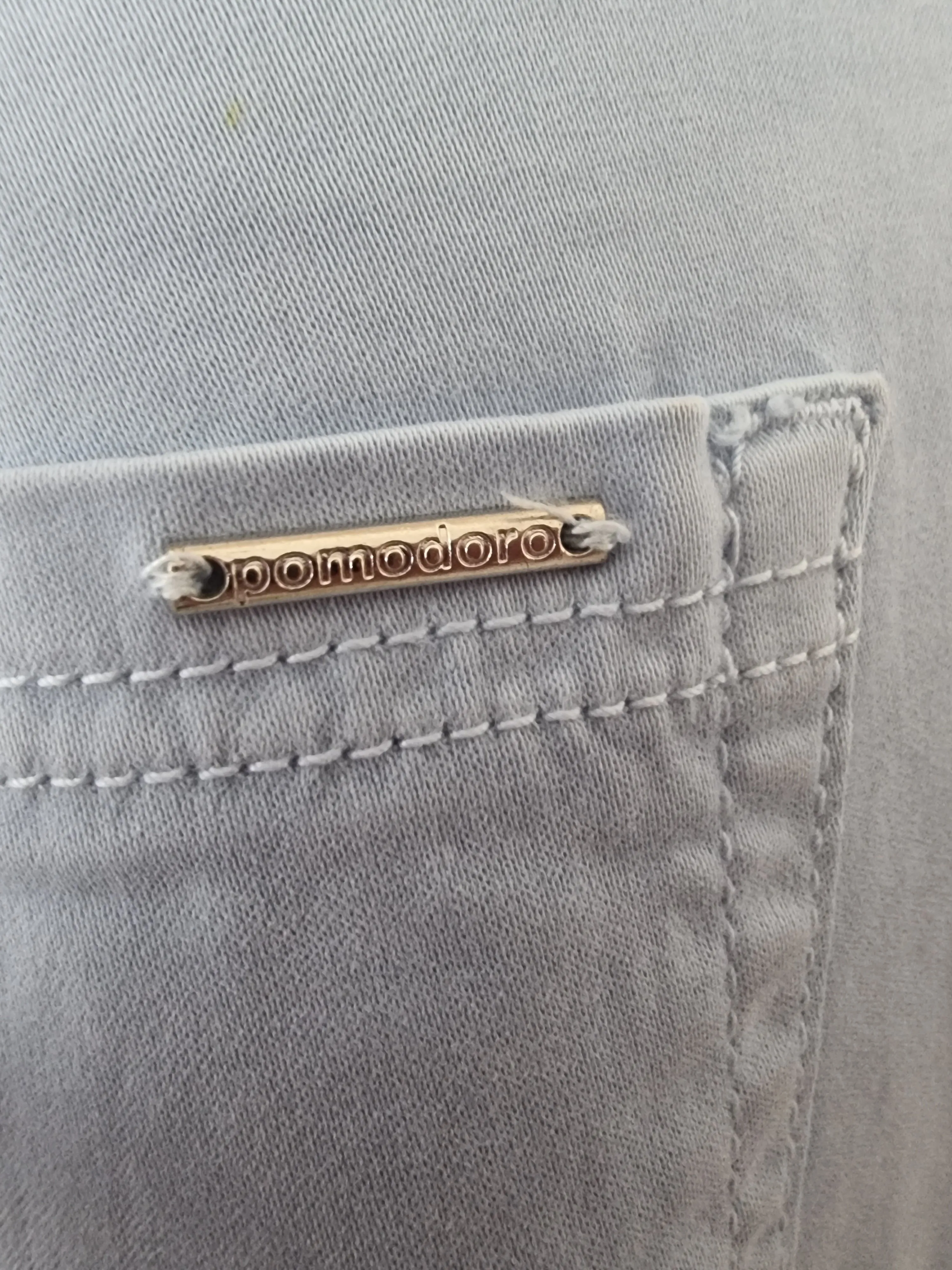 Pomodoro Blue Denim, Stretch Straight Leg Jeans UK 18  US 14 EU 48 BNWT