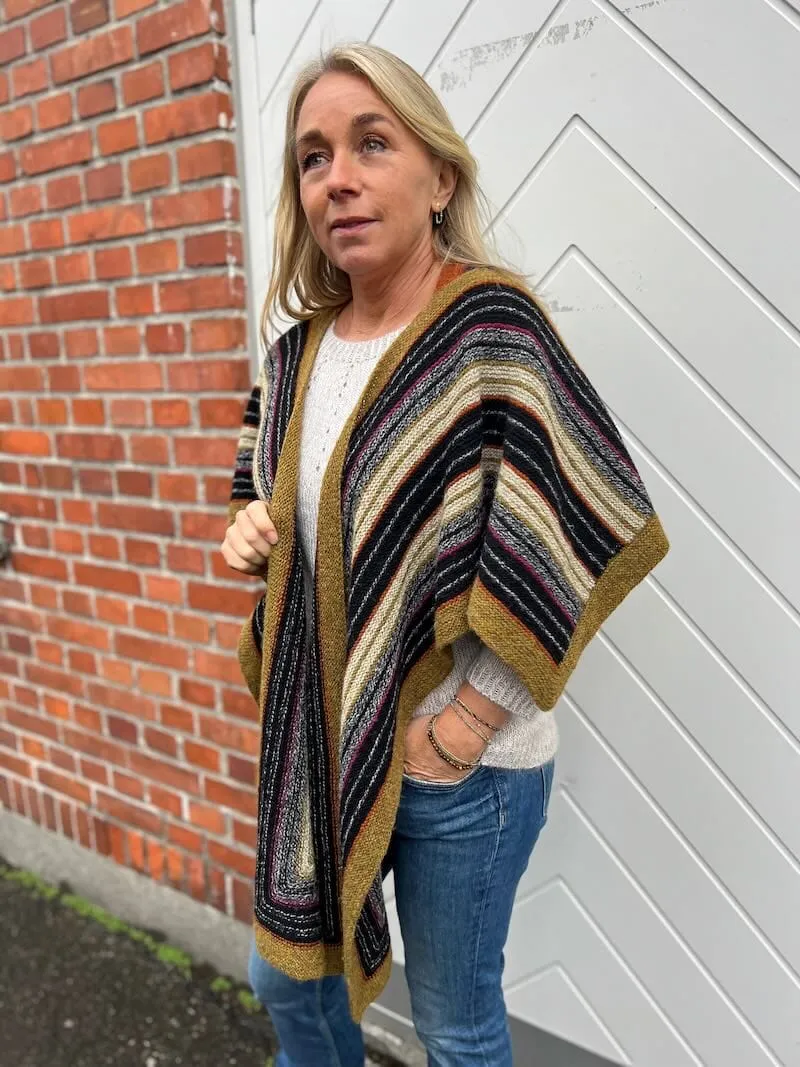 Promenade shawl by Hanne Falkenberg, No 20 knitting kit (6 colors)