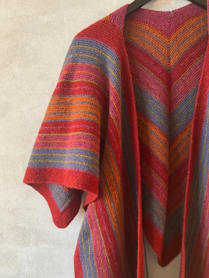 Promenade shawl by Hanne Falkenberg, No 20 knitting kit (6 colors)