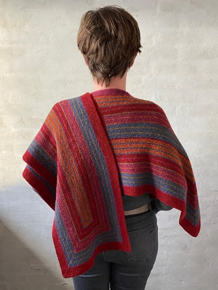 Promenade shawl by Hanne Falkenberg, No 20 knitting kit (6 colors)