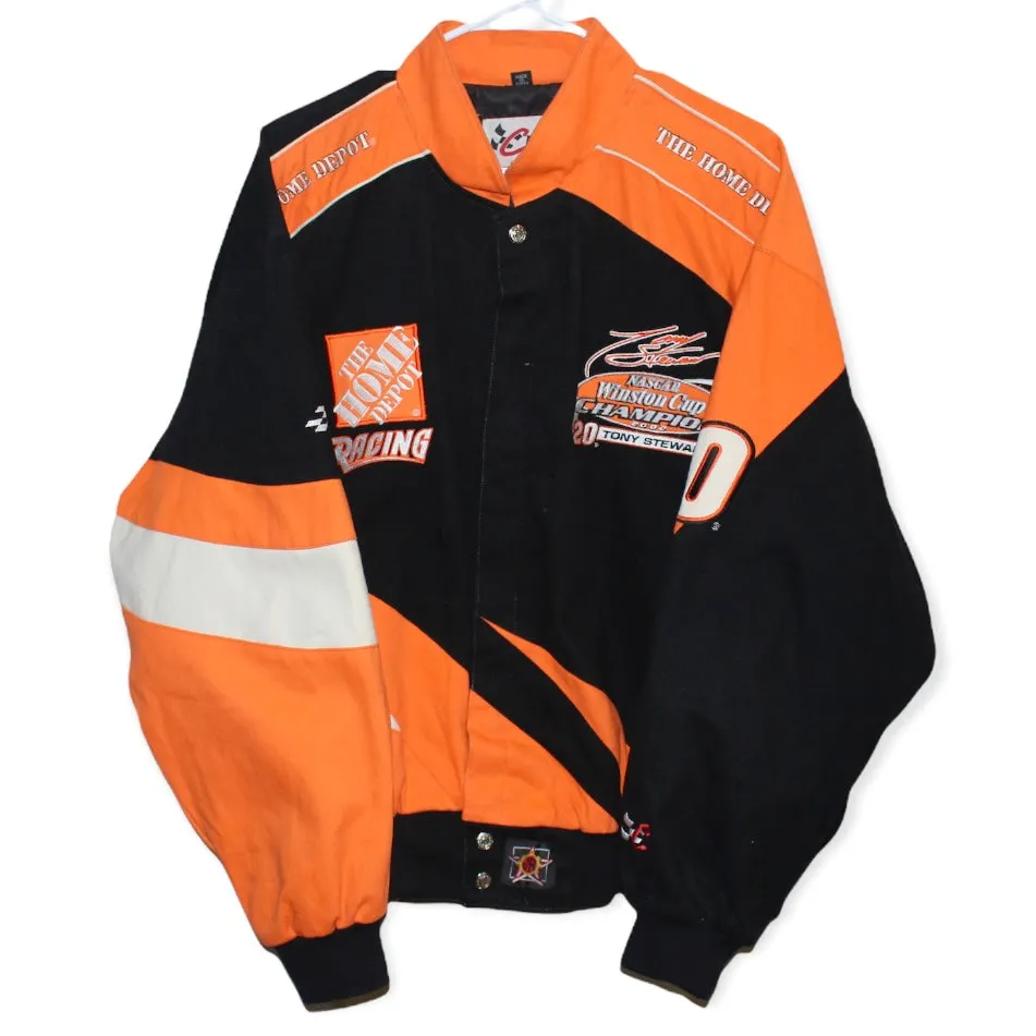 Rare 2002 Champion Tony Stewart #20 Home Depot Racing NASCAR Jacket (XL)