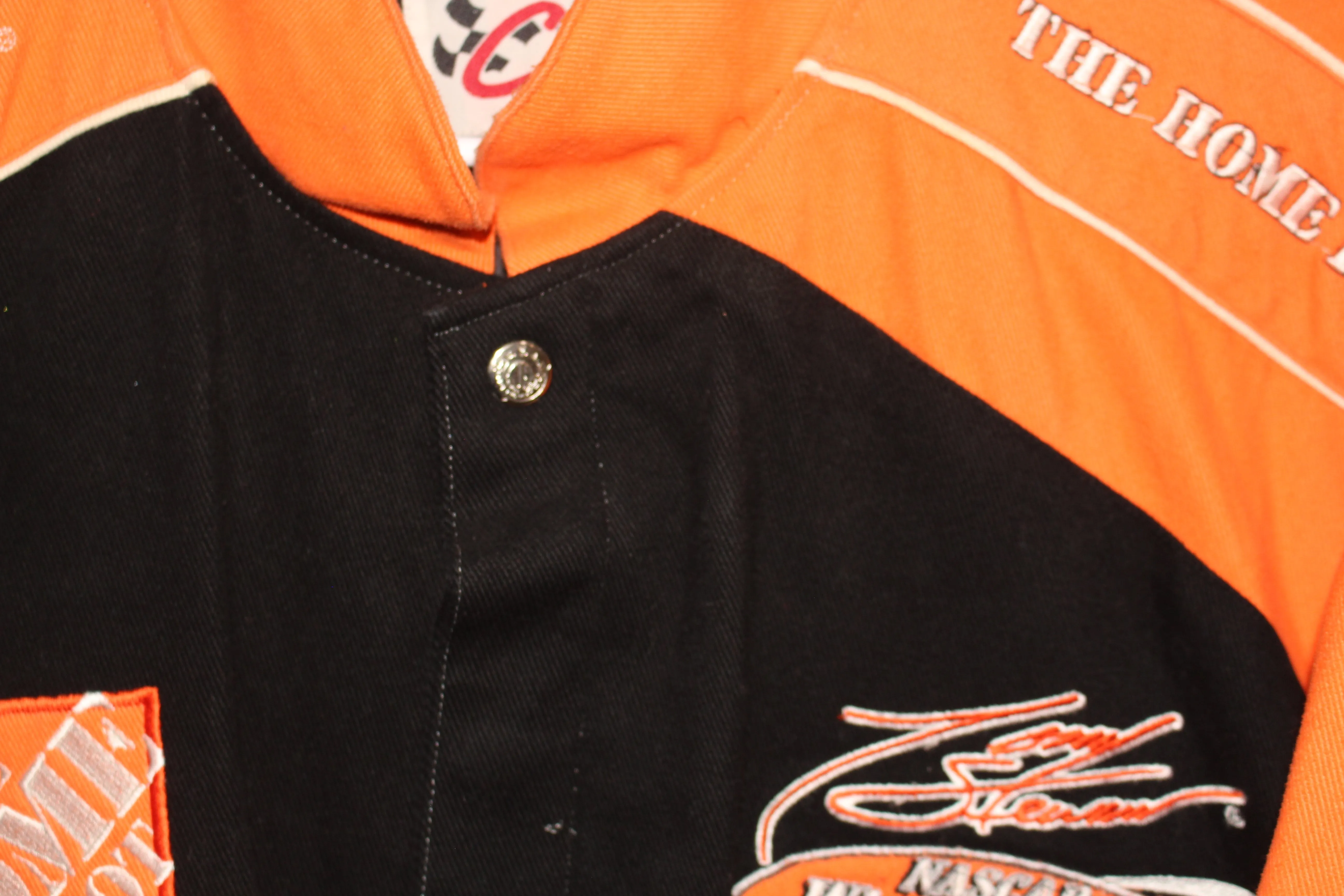 Rare 2002 Champion Tony Stewart #20 Home Depot Racing NASCAR Jacket (XL)