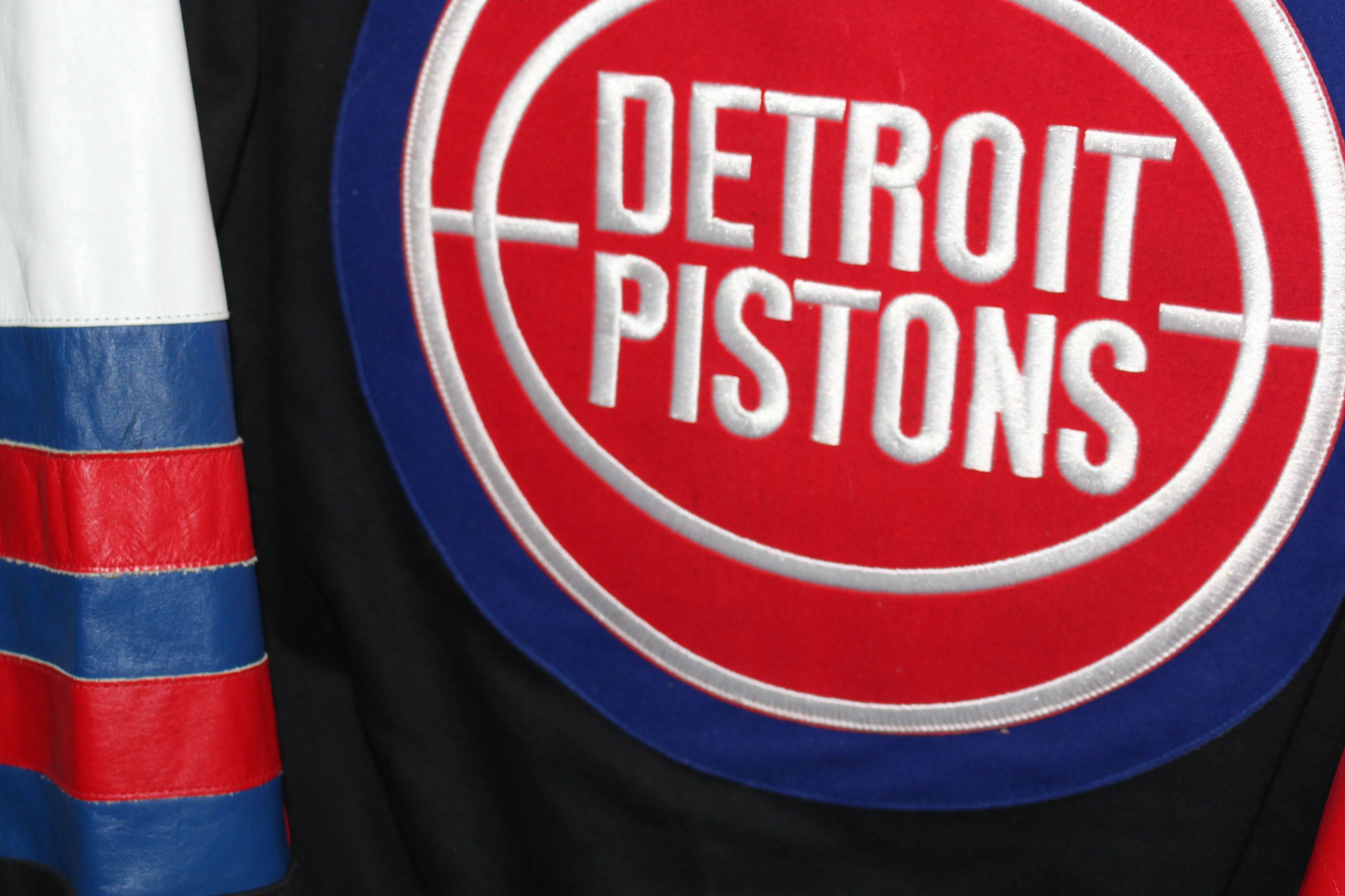 Rare Detroit Pistons Jeff Hamilton Leather Jacket (XL)