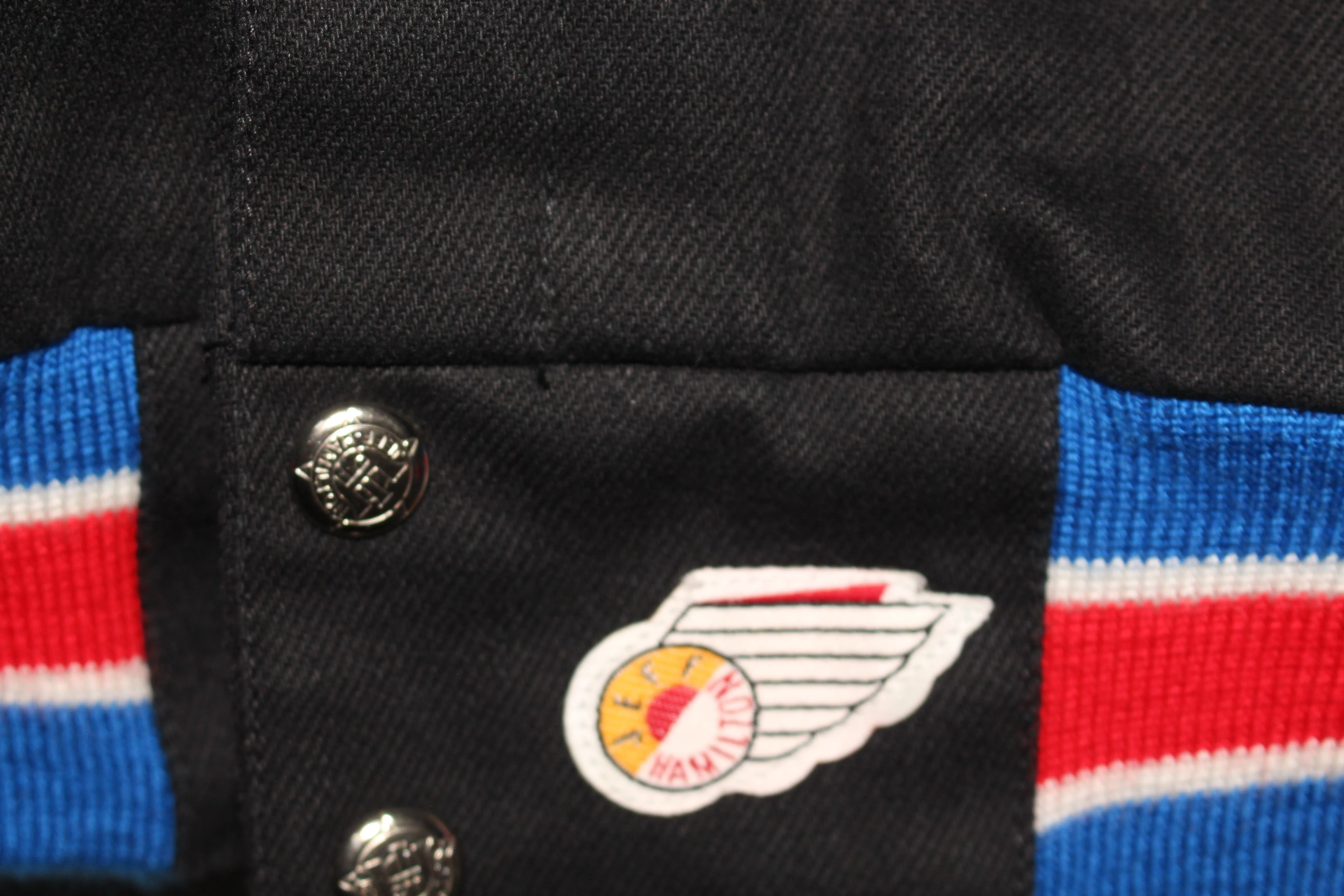 Rare Detroit Pistons Jeff Hamilton Leather Jacket (XL)