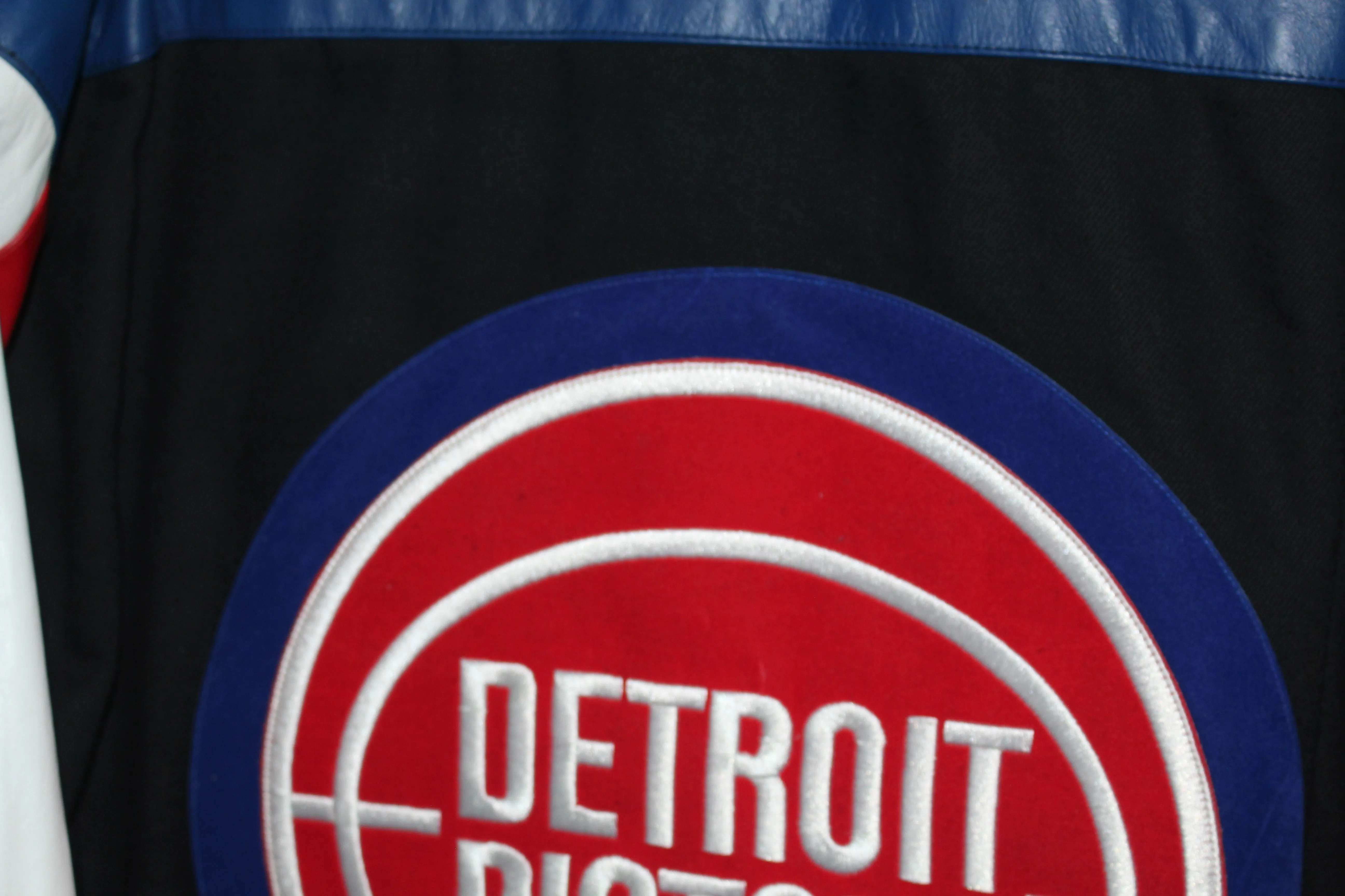 Rare Detroit Pistons Jeff Hamilton Leather Jacket (XL)