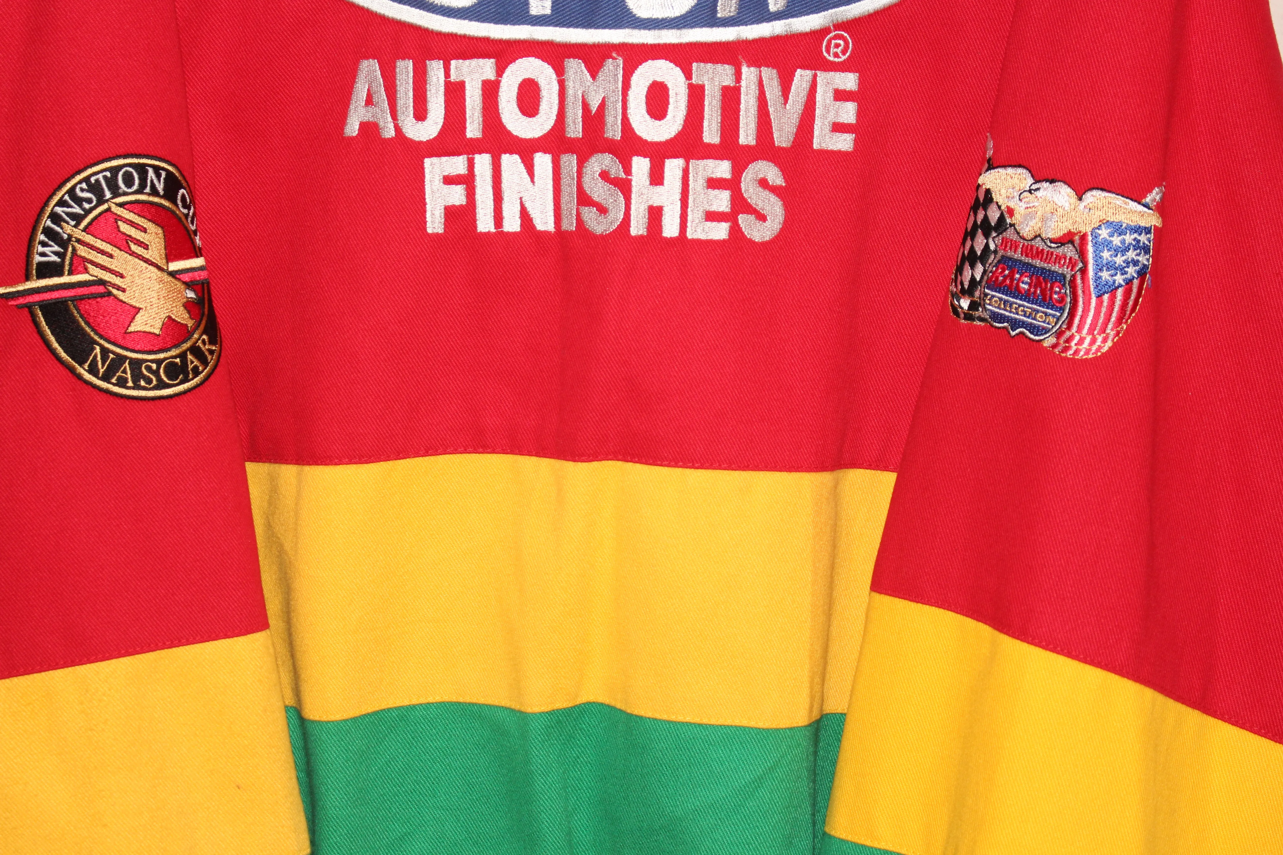 Rare DuPont Racing Rainbow Series NASCAR Jeff Gordon #24 Jeff Hamilton Jacket (L)