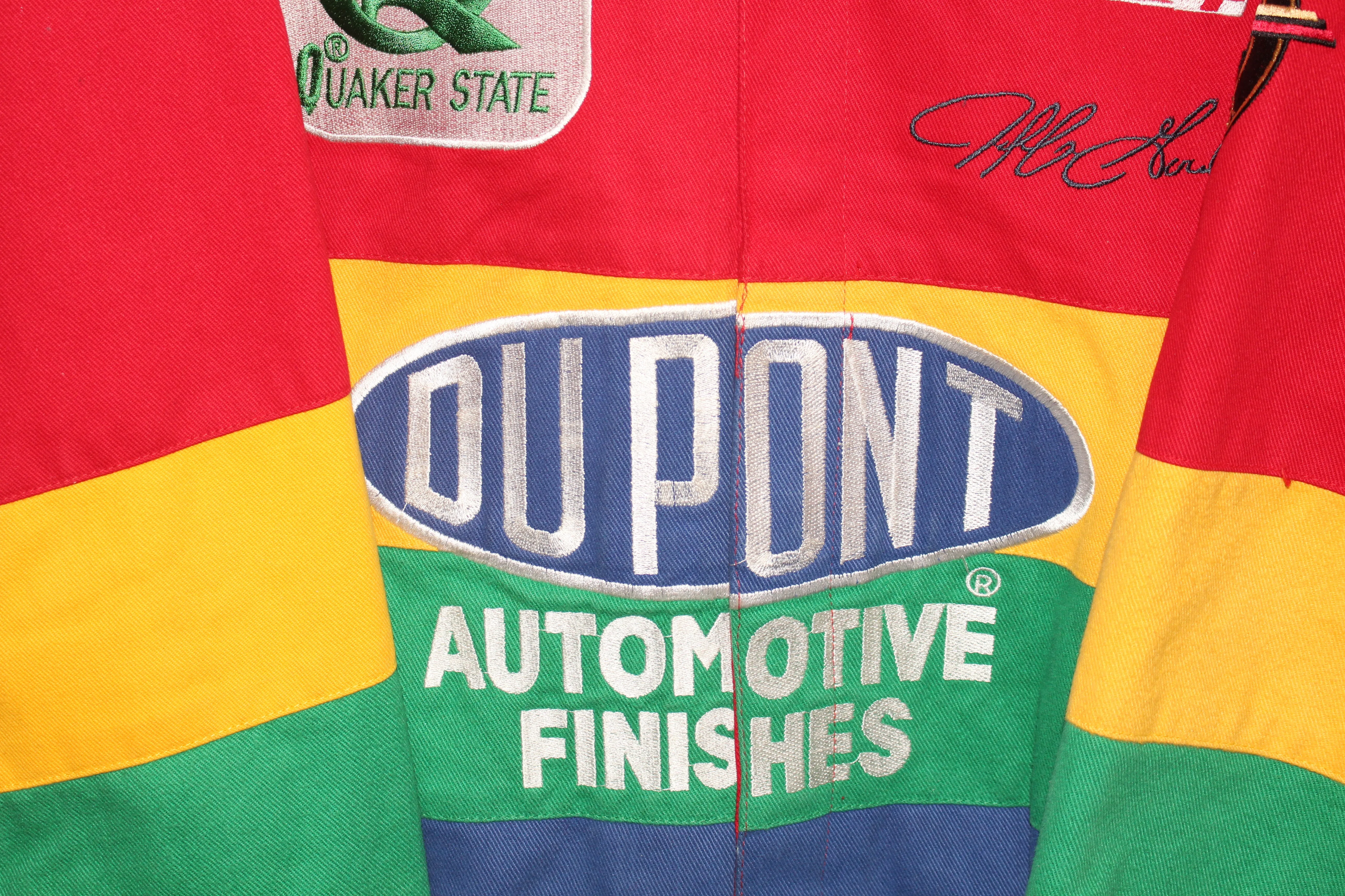 Rare DuPont Racing Rainbow Series NASCAR Jeff Gordon #24 Jeff Hamilton Jacket (L)