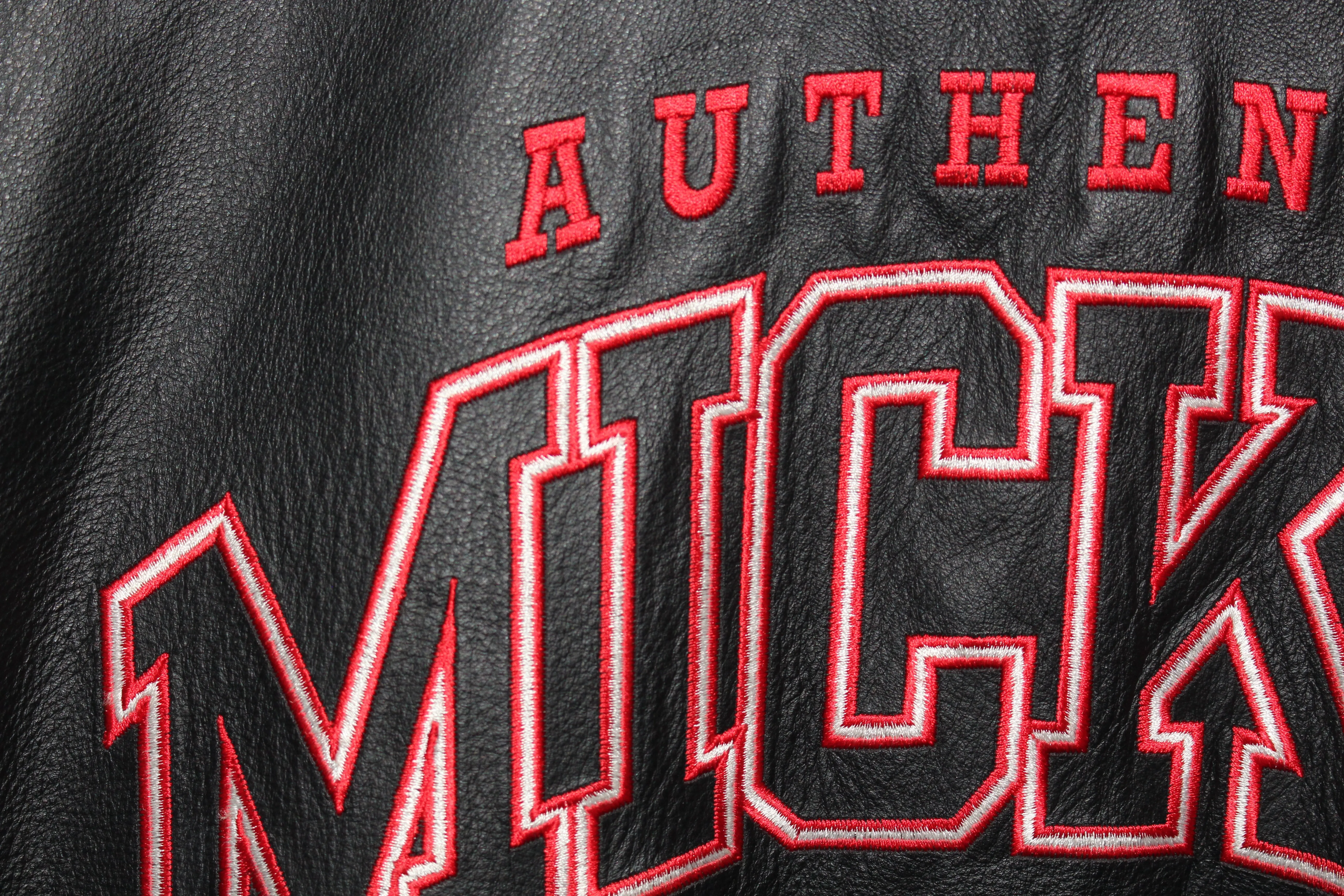 Rare Mickey Mouse Starter Leather Jacket (XL)