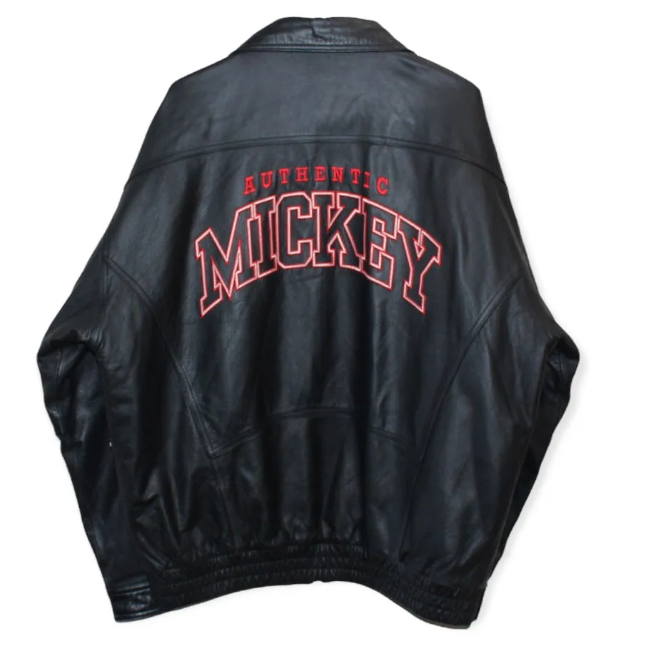 Rare Mickey Mouse Starter Leather Jacket (XL)