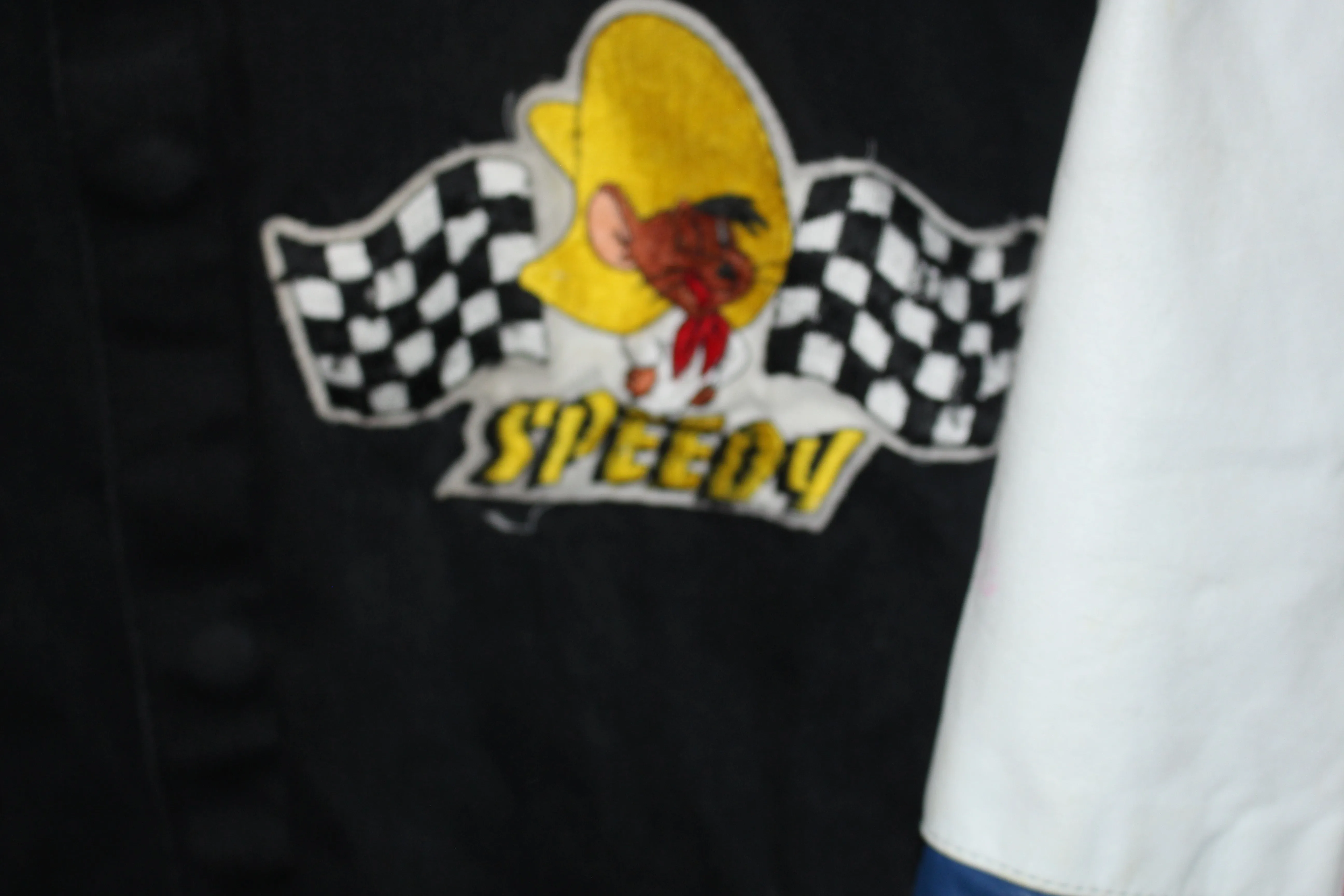 Rare Speedy Gonzales Looney Tunes Jeff Hamilton 1992 Leather Jacket (XL)