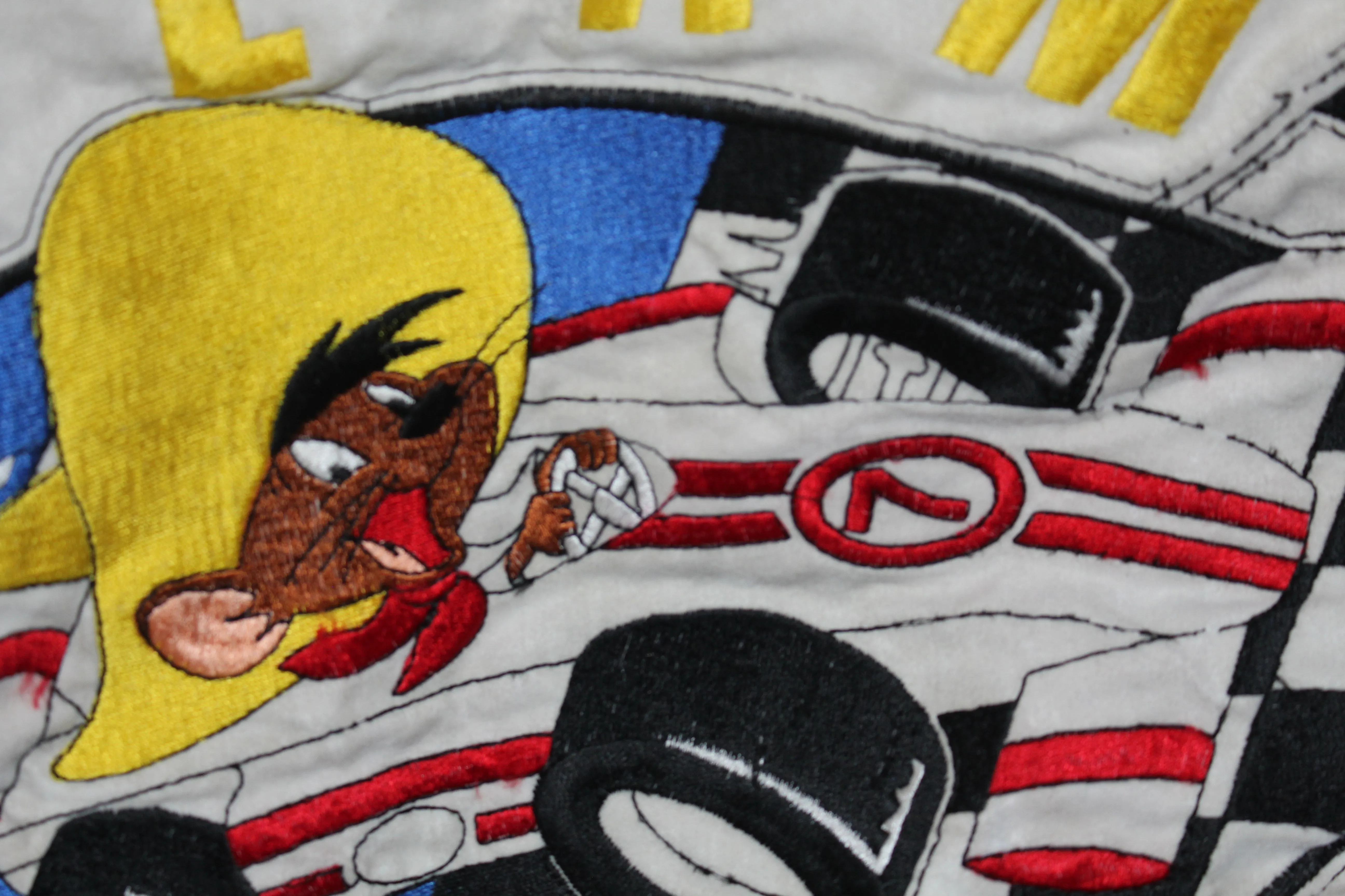 Rare Speedy Gonzales Looney Tunes Jeff Hamilton 1992 Leather Jacket (XL)
