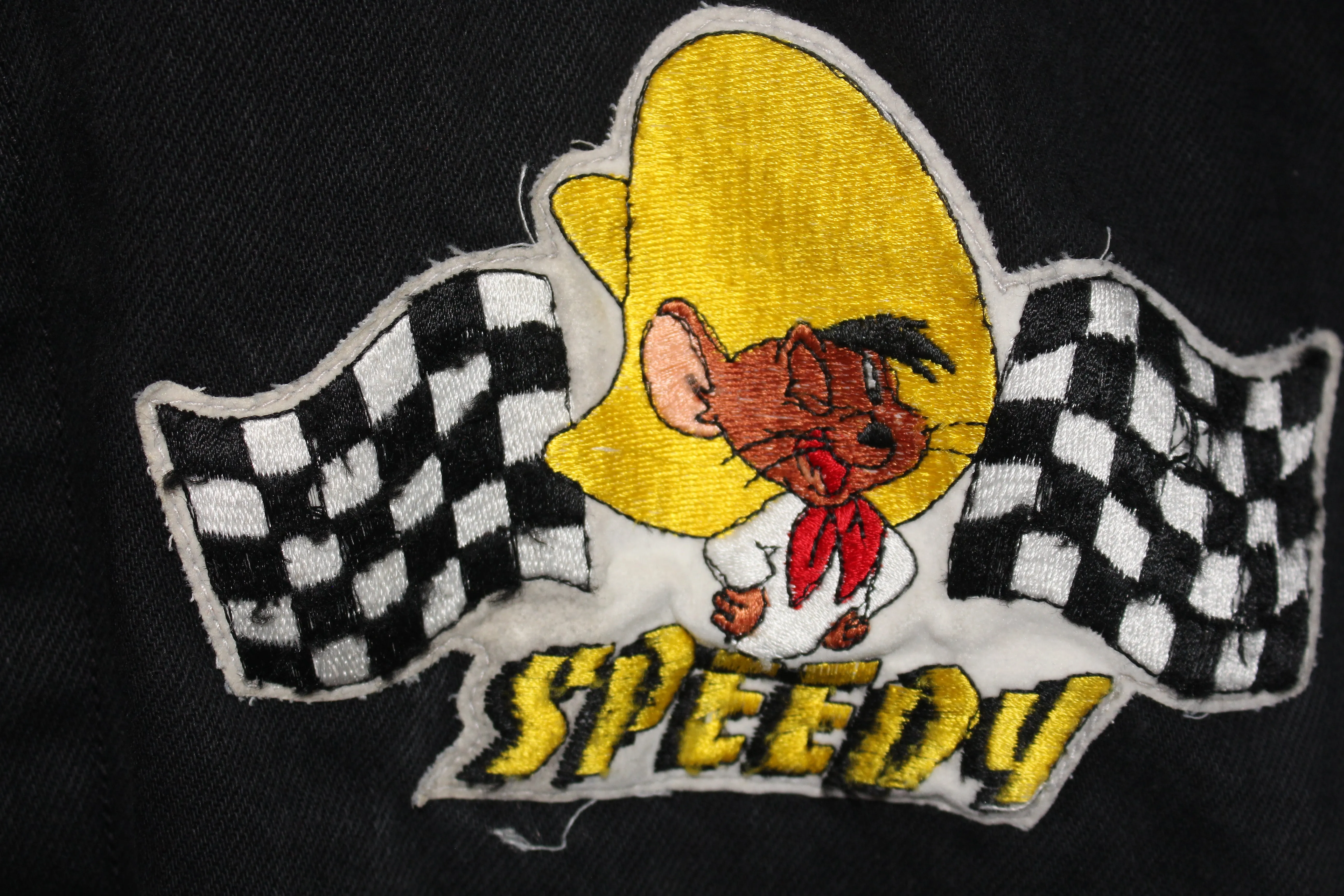 Rare Speedy Gonzales Looney Tunes Jeff Hamilton 1992 Leather Jacket (XL)