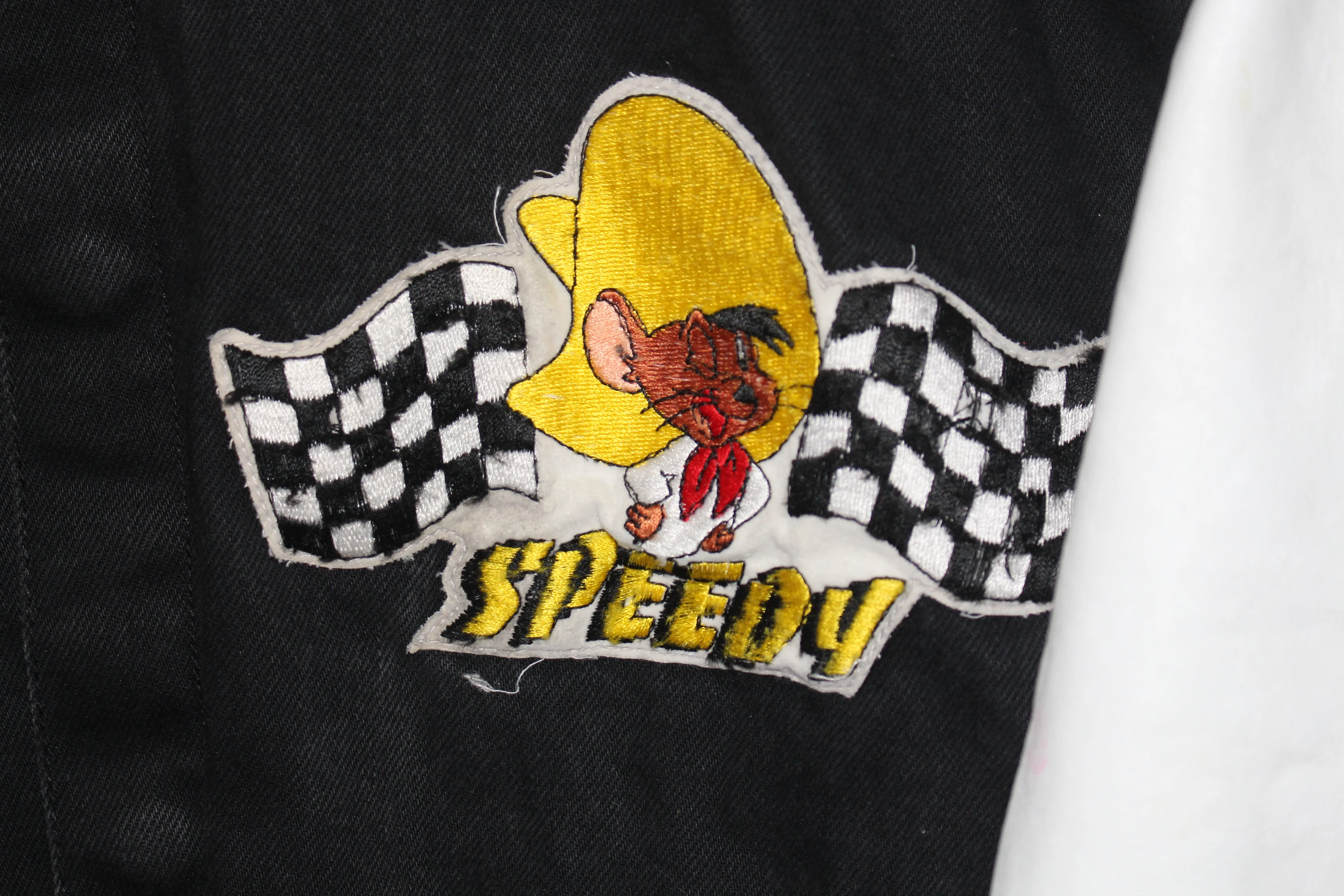 Rare Speedy Gonzales Looney Tunes Jeff Hamilton 1992 Leather Jacket (XL)