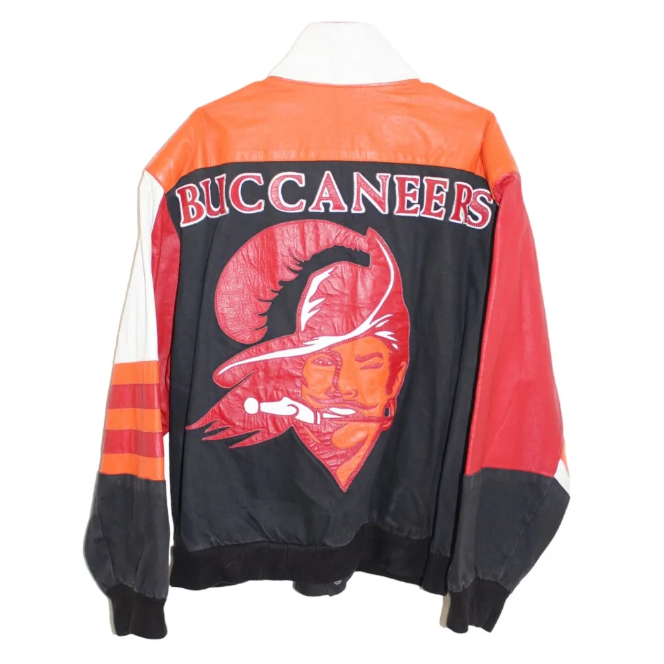 Rare Tampa Bay Buccaneers Jeff Hamilton Leather Jacket (XL)