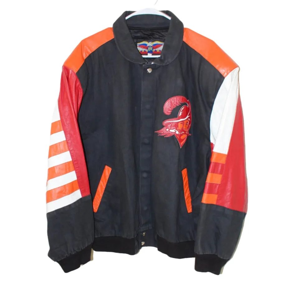 Rare Tampa Bay Buccaneers Jeff Hamilton Leather Jacket (XL)