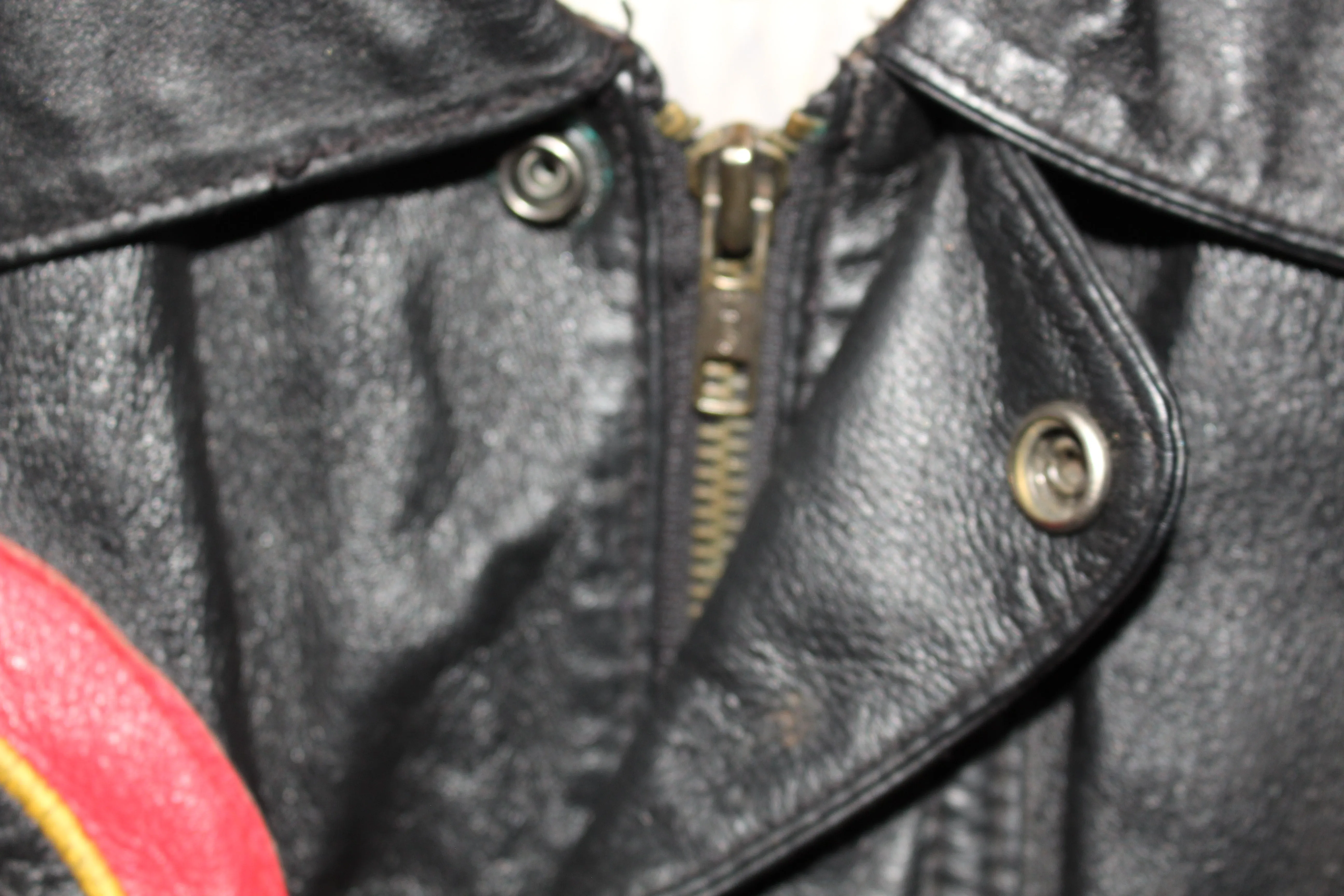 Rare Tasmanian Devil Looney Tunes Wild Man Leather Jacket (M)
