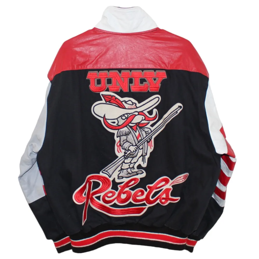 Rare UNLV Rebels Jeff Hamilton Leather Jacket (L)