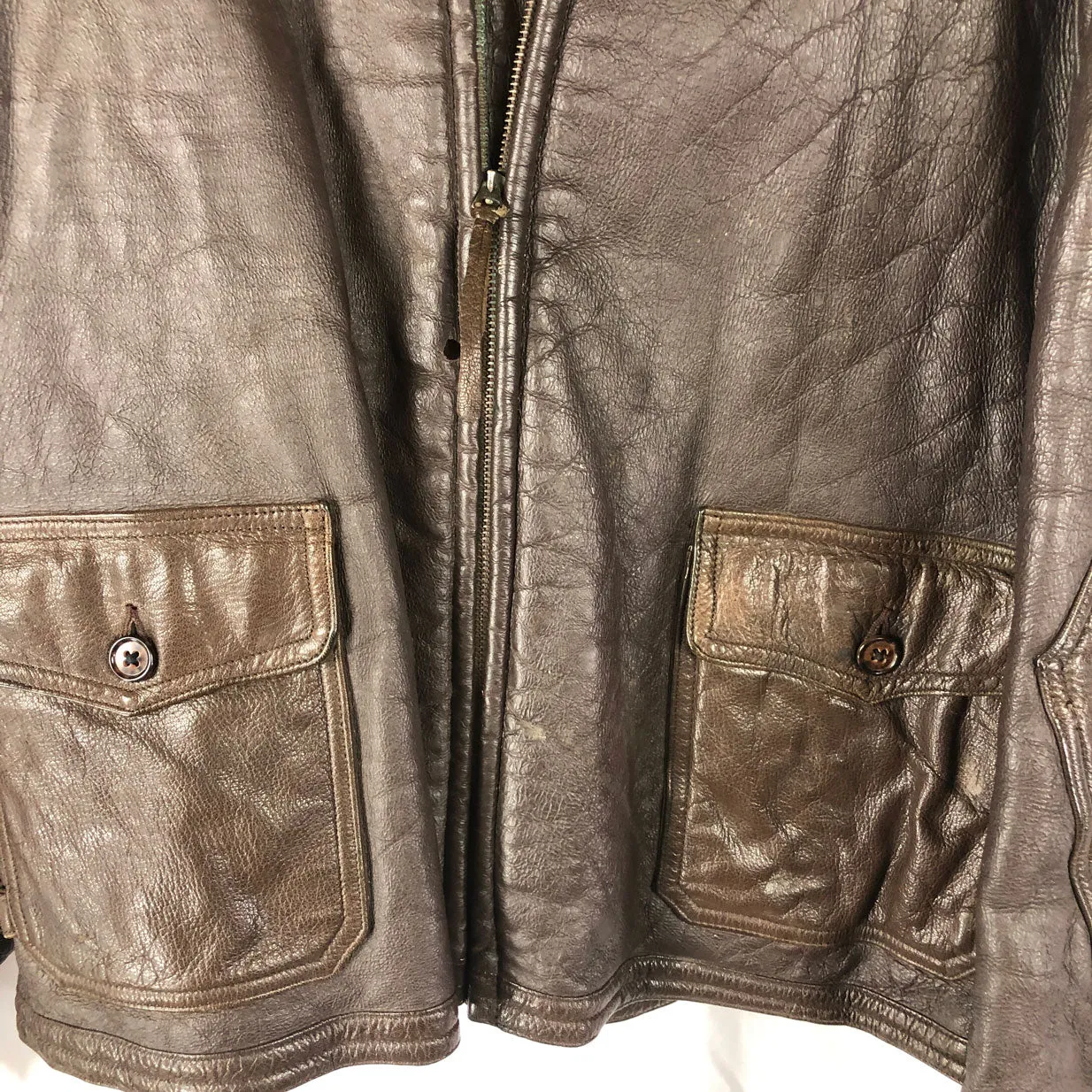 Rare US Navy M-444 Flight Jacket Large Size 46