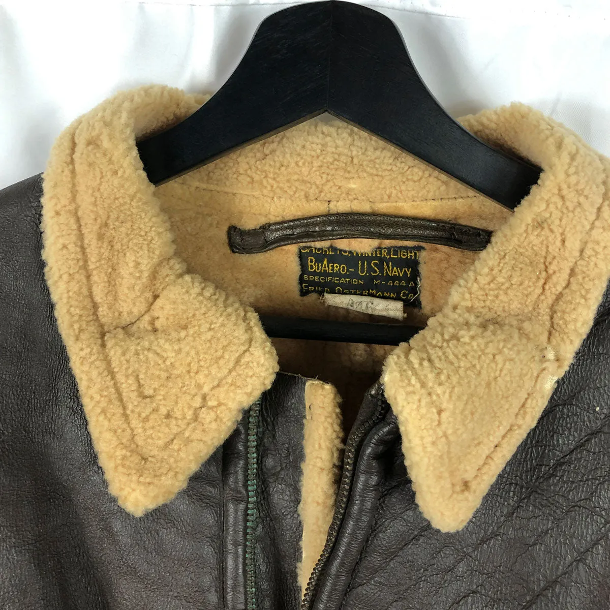 Rare US Navy M-444 Flight Jacket Large Size 46