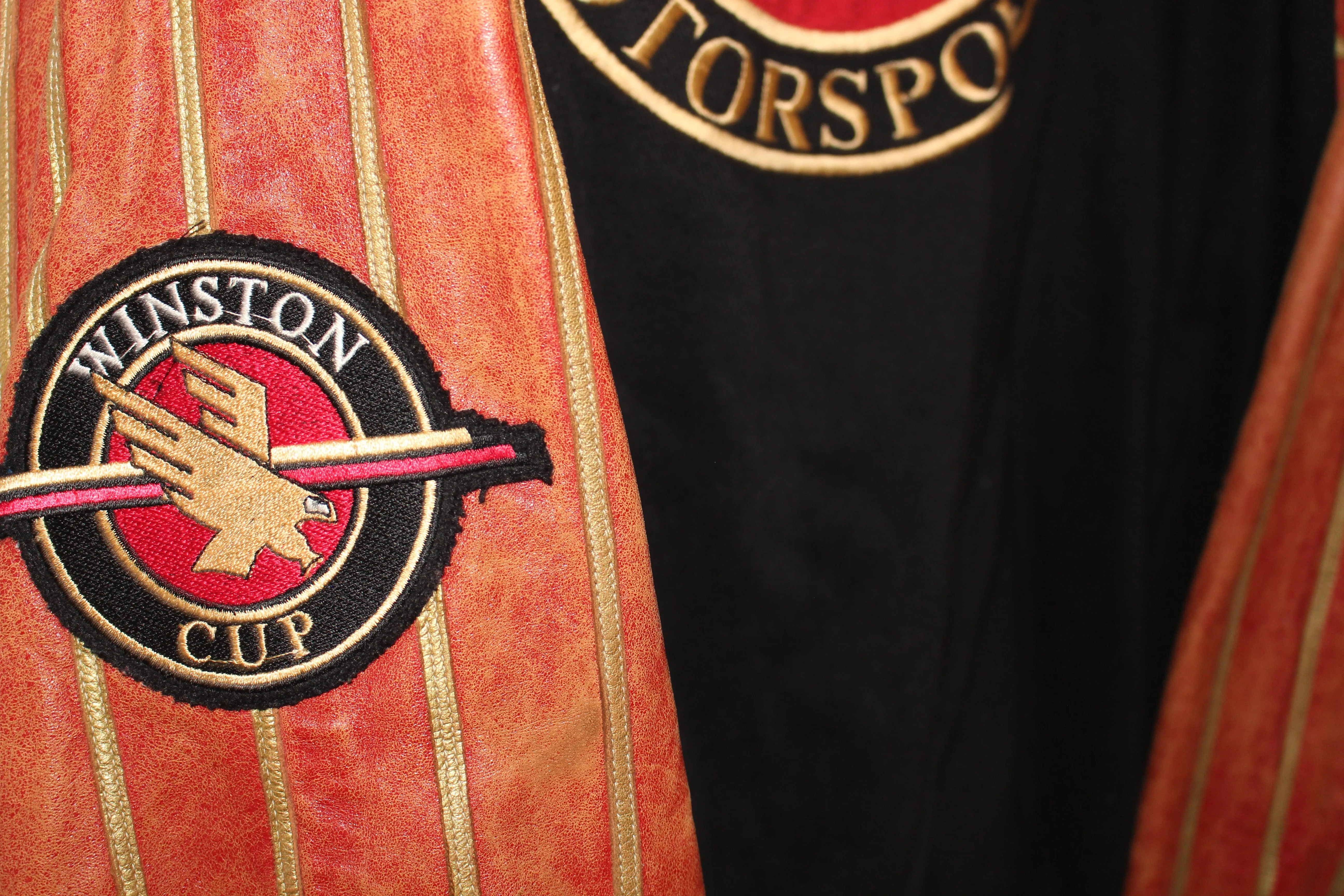 Rare Winston Cup Series NASCAR Jeff Hamilton Leather Jacket (XL)