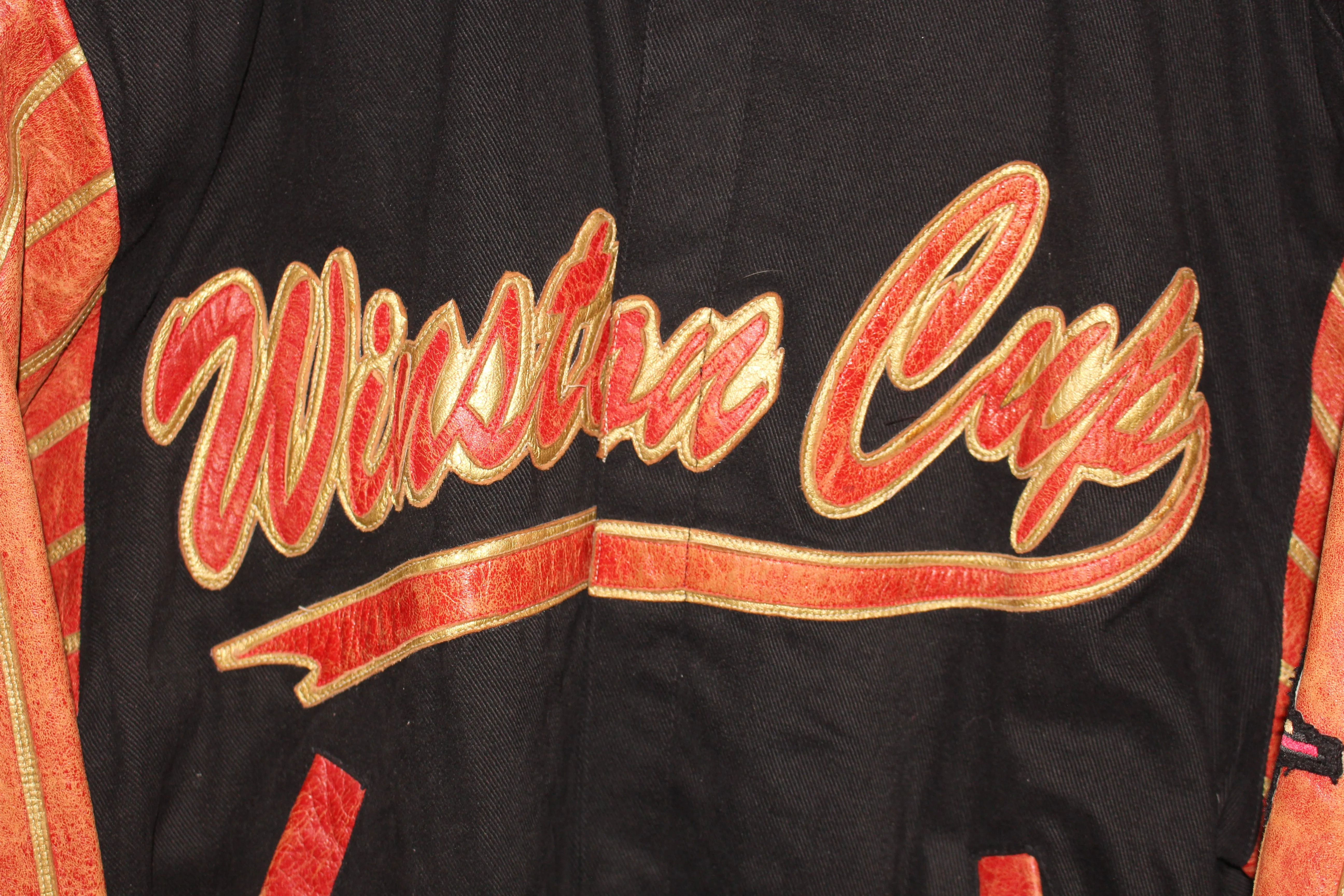Rare Winston Cup Series NASCAR Jeff Hamilton Leather Jacket (XL)