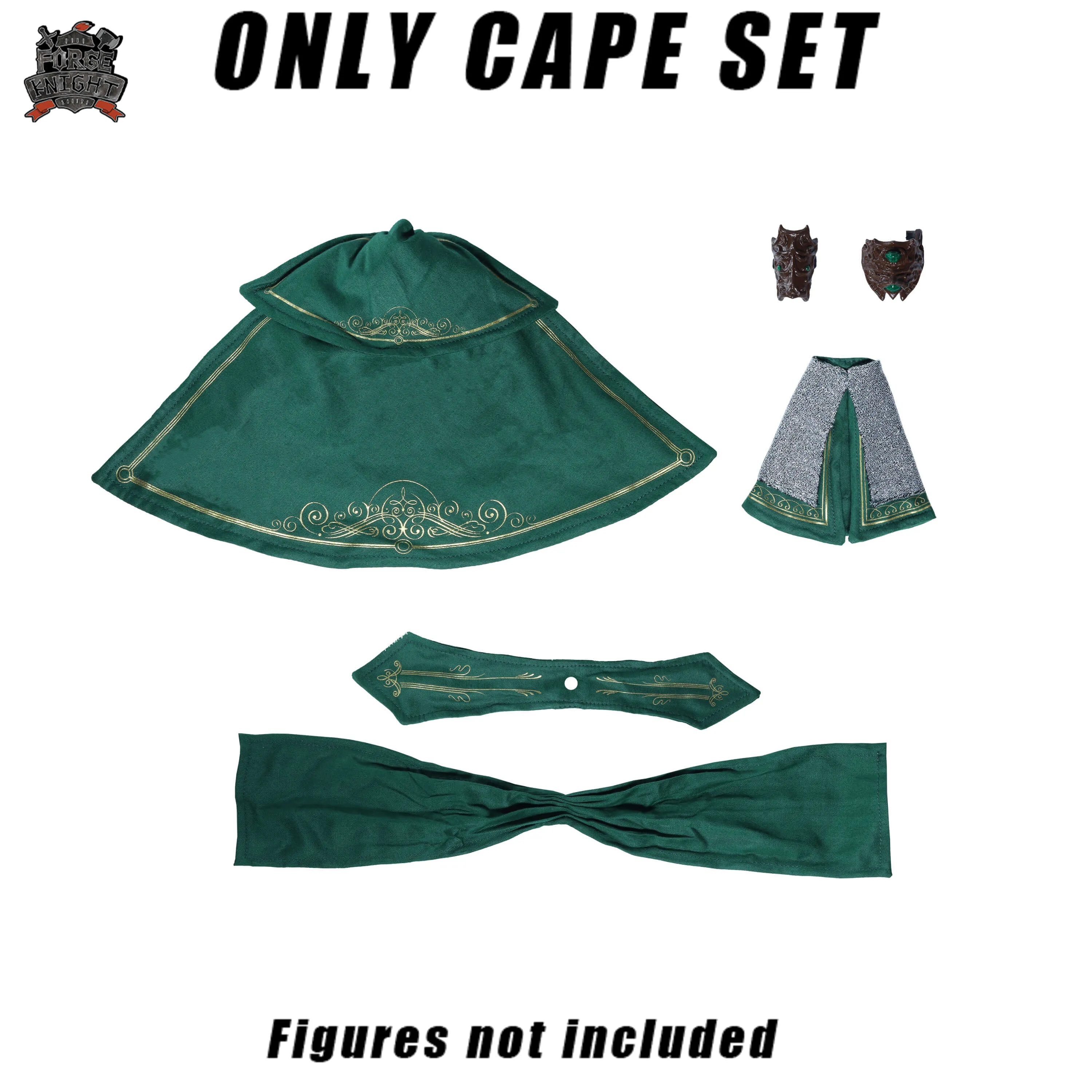 【READY FOR SHIP】Custom cape set for Mythic Legions Elf series