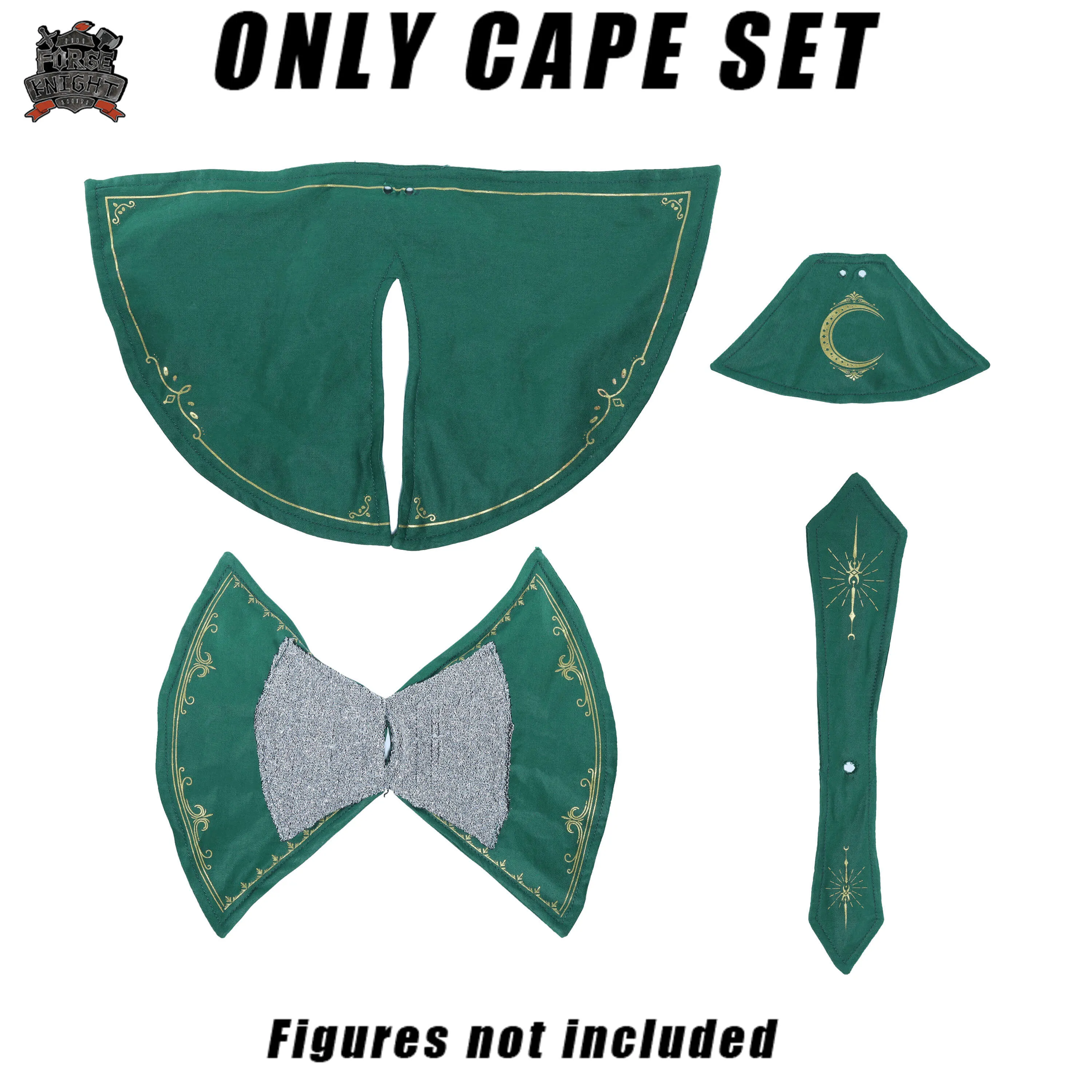 【READY FOR SHIP】Custom cape set for Mythic Legions Elf series
