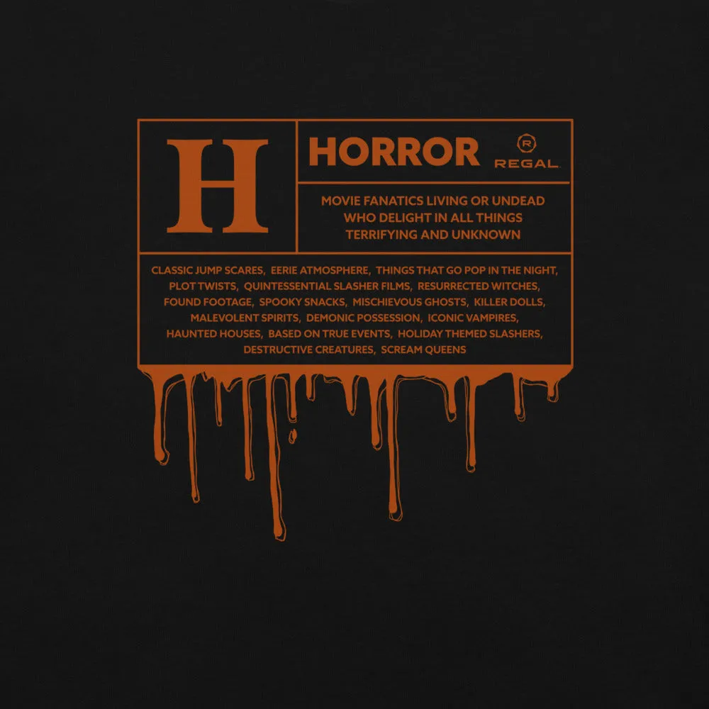 Regal Cinemas Horror Movie Rating Comfort Colors T-Shirt