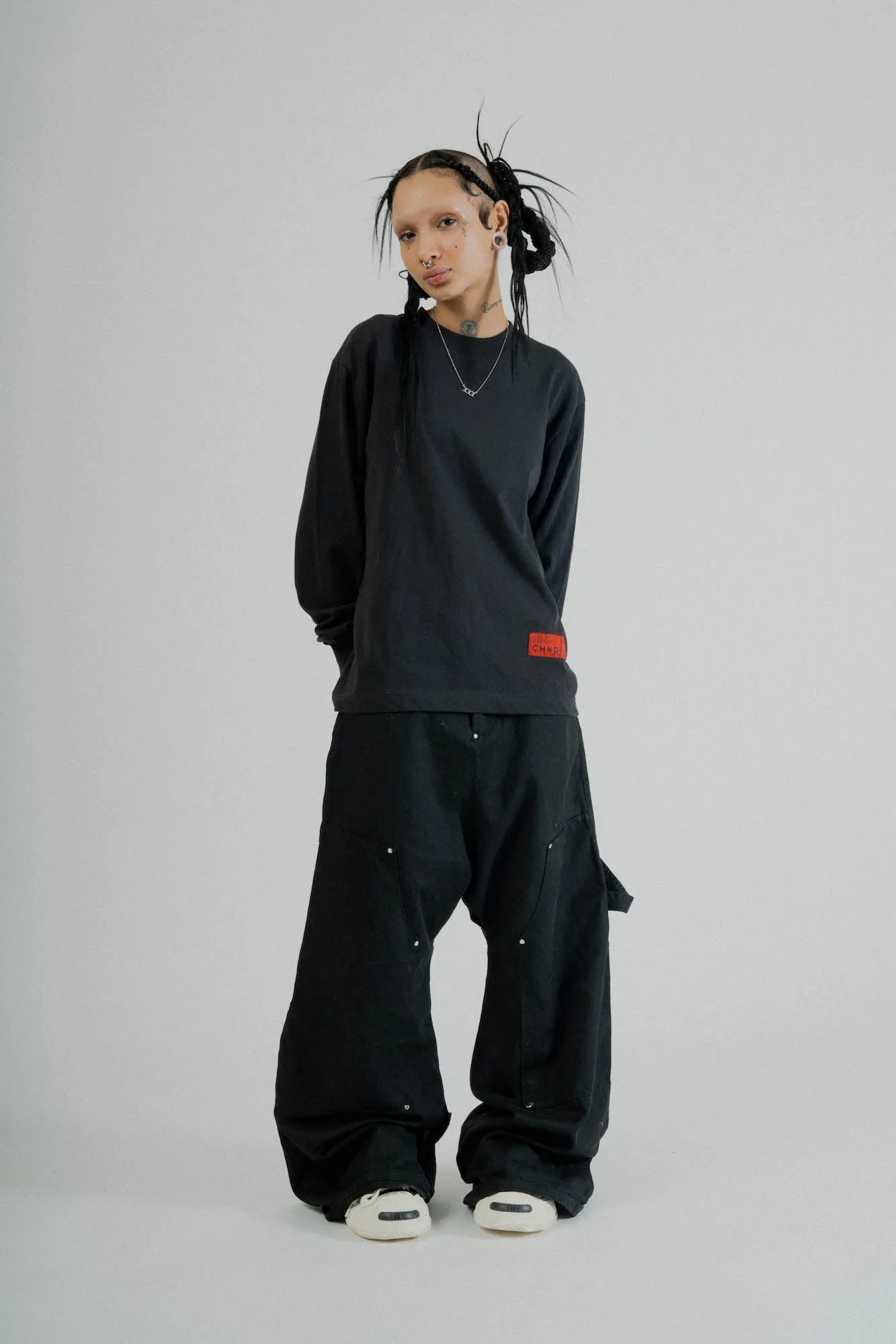 Respecting Women Cuffed L/S (Black)
