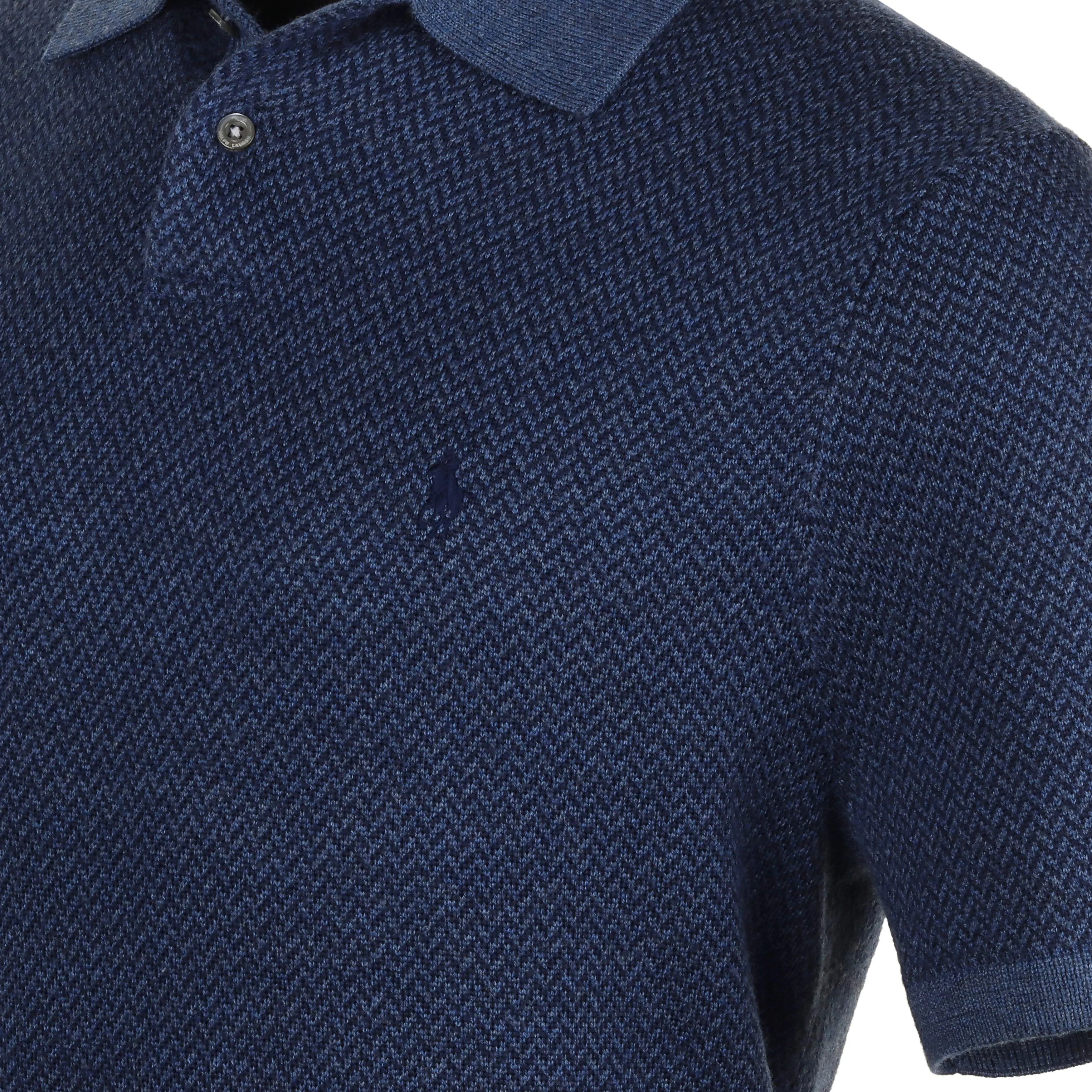 RLX Ralph Lauren Herringbone Wool Polo Shirt