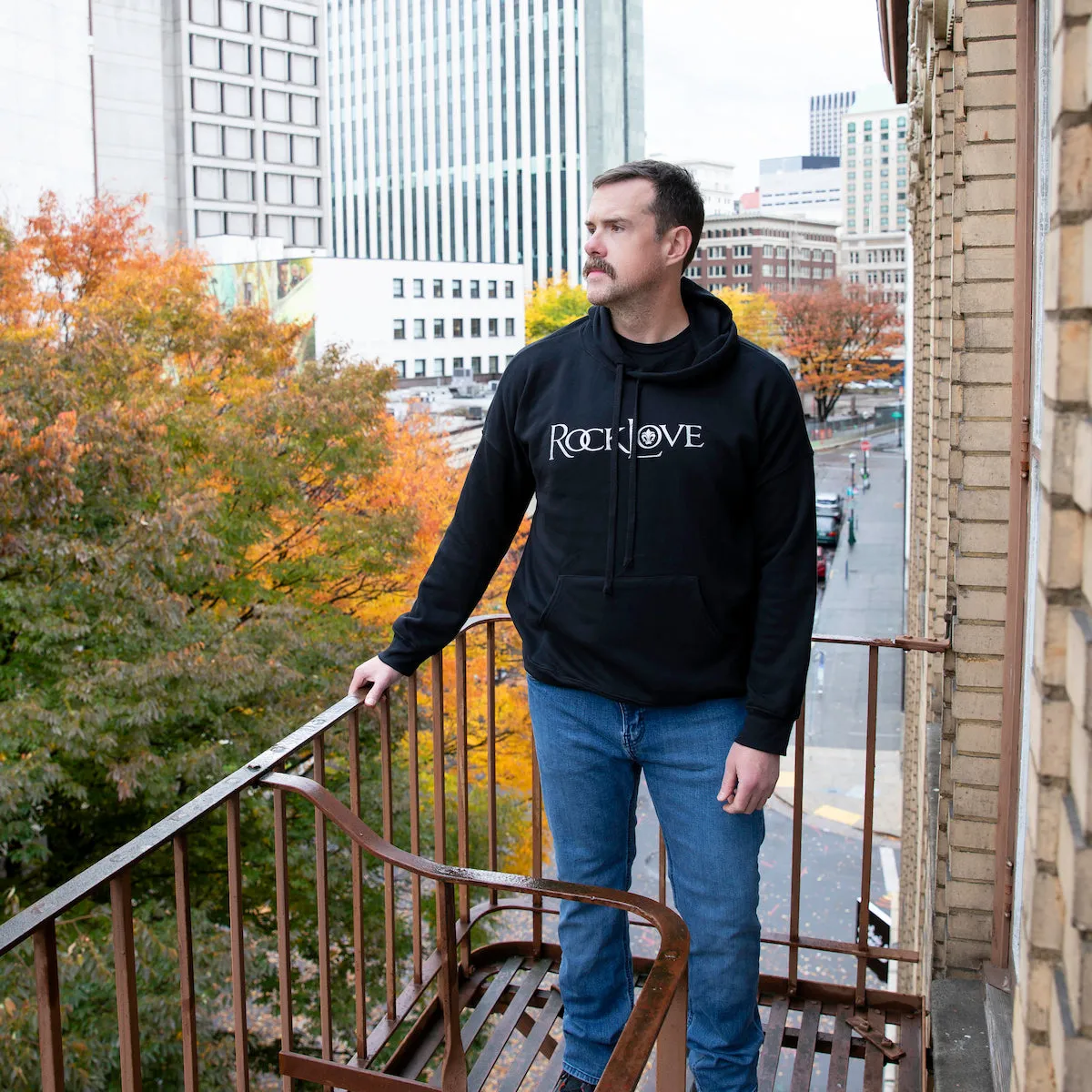 RockLove Drop Shoulder Hoodie