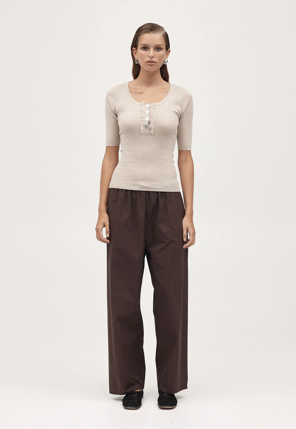 Shona Top - Oatmeal