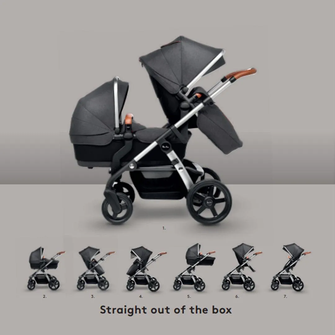 Silver Cross Wave 3 Pushchair - Onyx