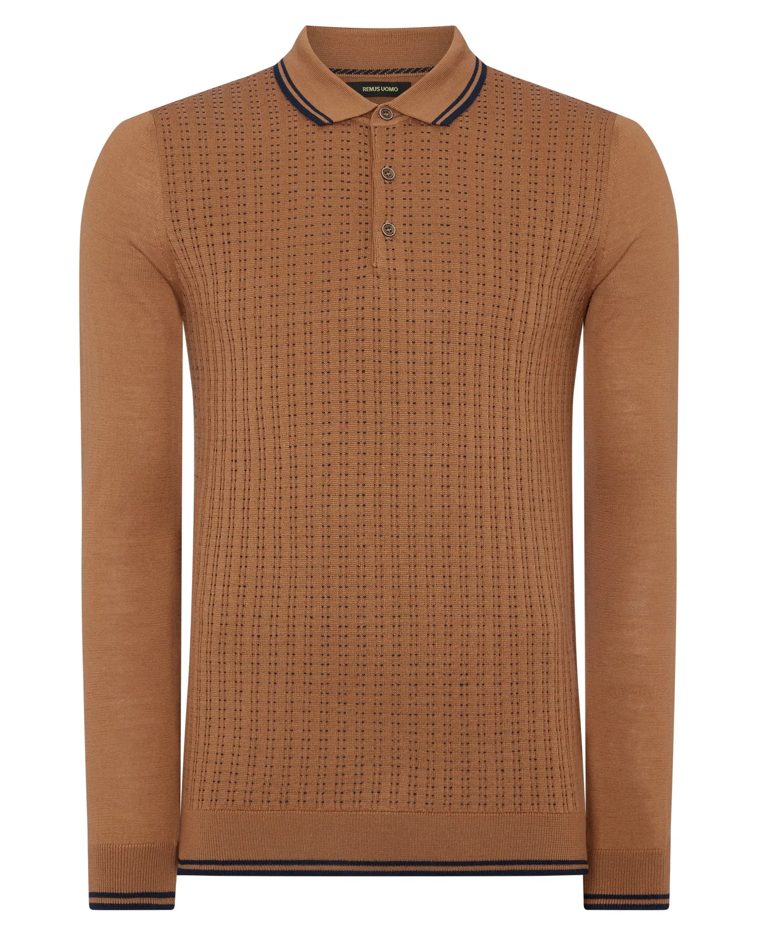 Slim Fit Merino Wool-Blend Polo Shirt