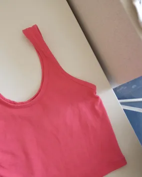 Sporty Tank, Sunset Coral