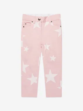 Stella McCartney Girls Star Jeans in Pink