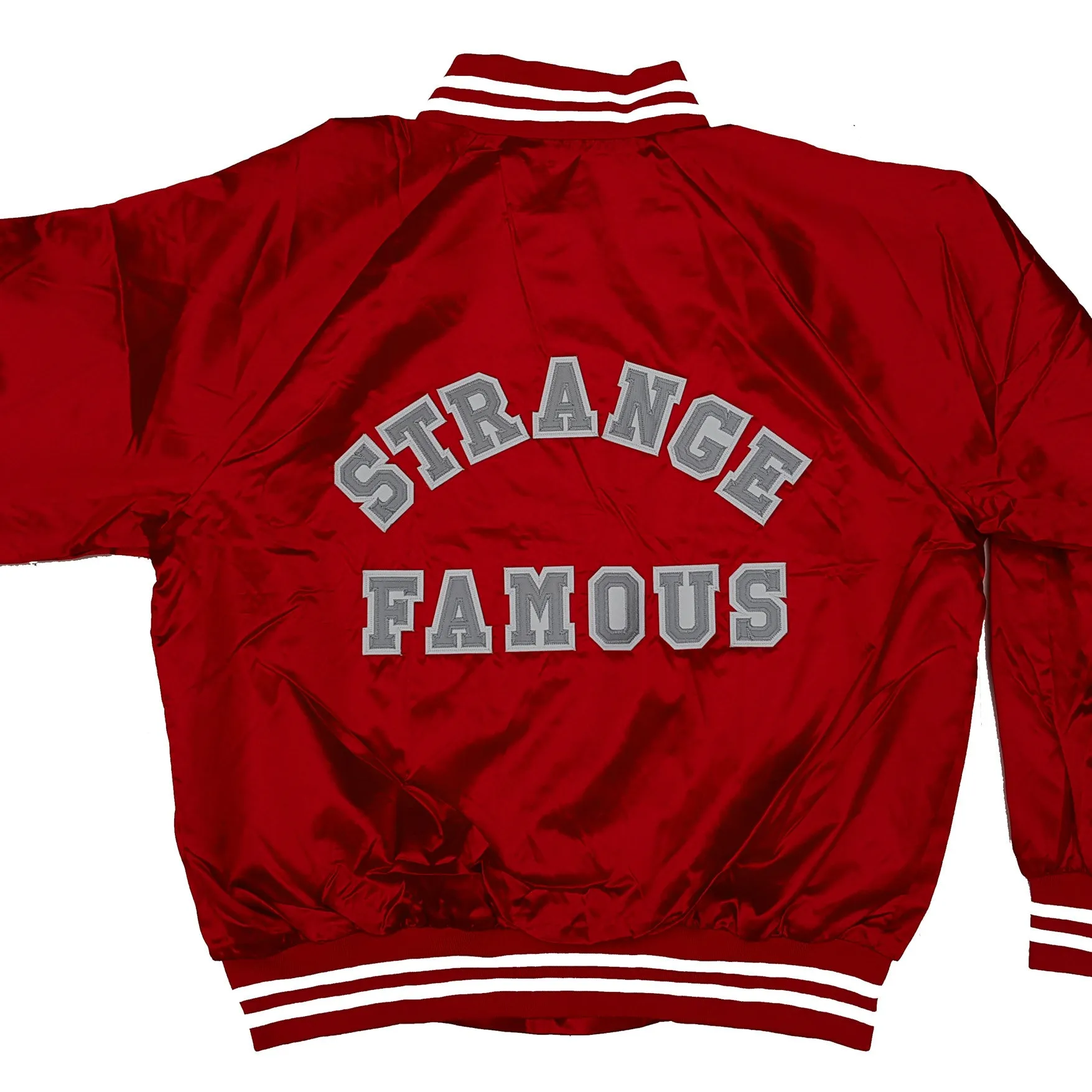 Strange Famous RED Satin Jacket
