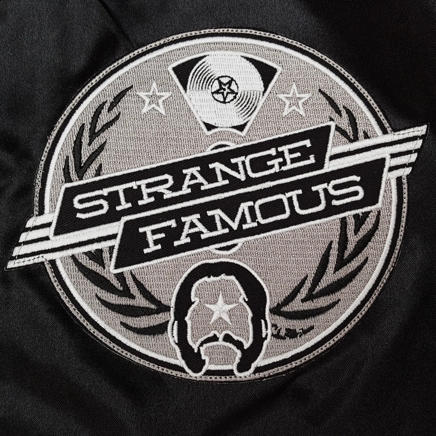 Strange Famous RED Satin Jacket