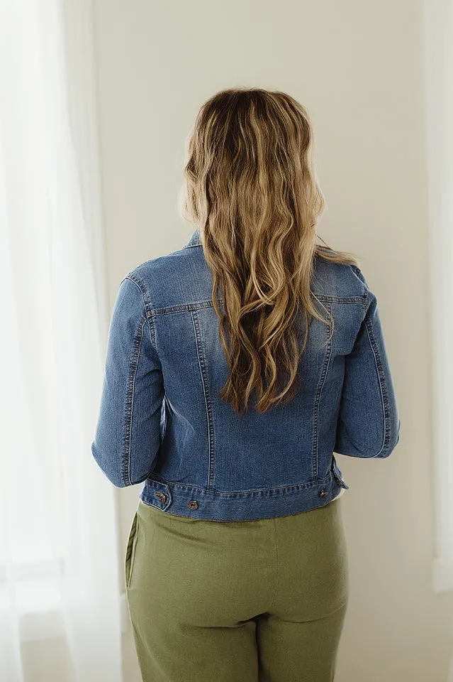 Stretchy Denim Jacket