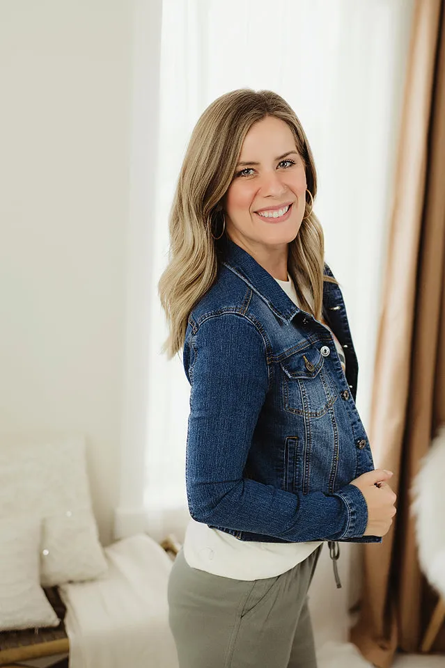 Stretchy Denim Jacket