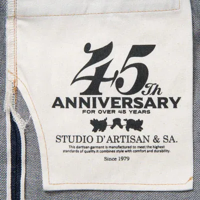 Studio D'artisan SP-086S Men's 45th Anniversary "Ishikawadai" Selvedge Jeans (Tapered)