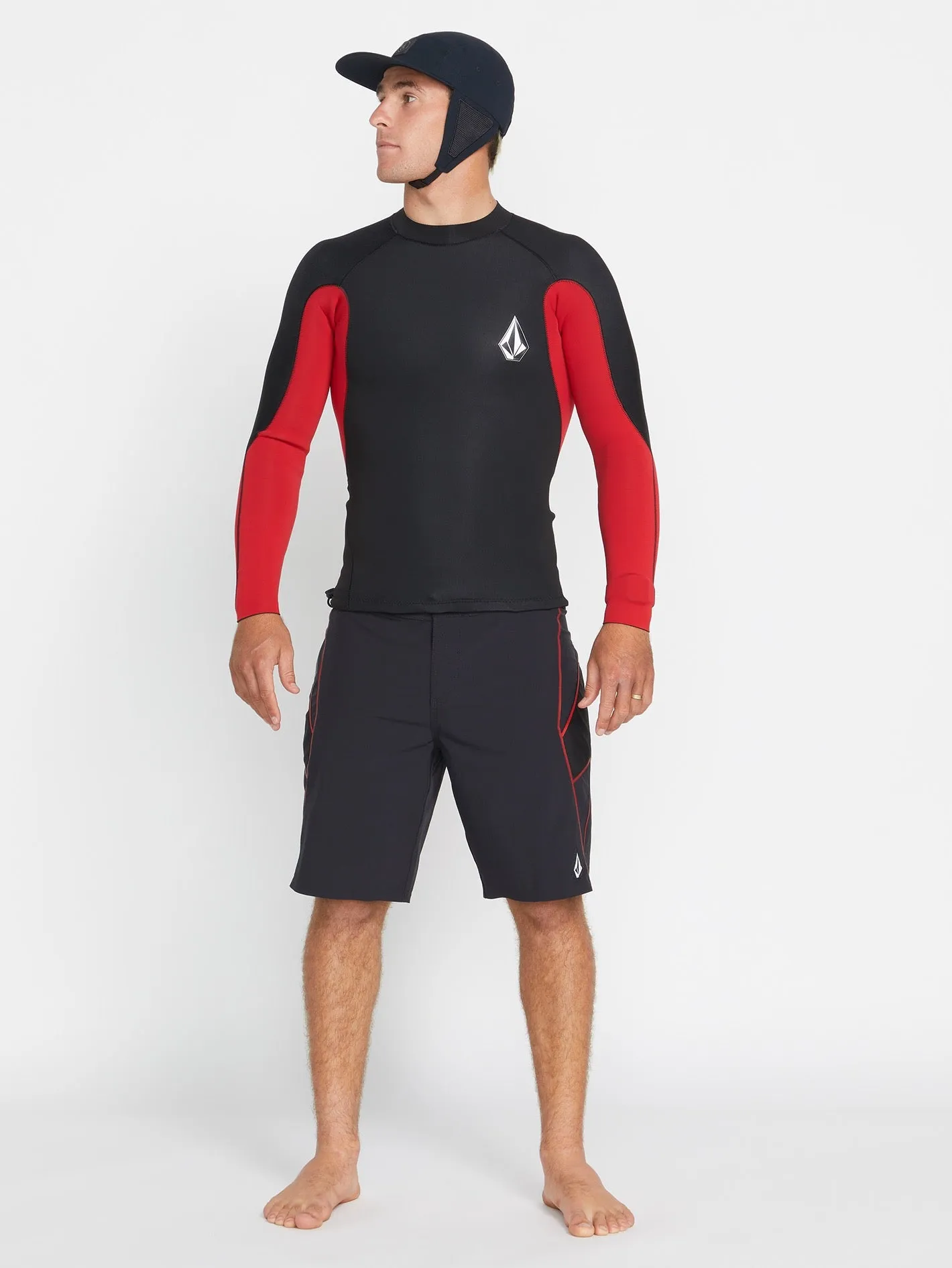 Surf Vitals Jack Robinson 2MM UPF 50 Wetsuit Jacket - Black