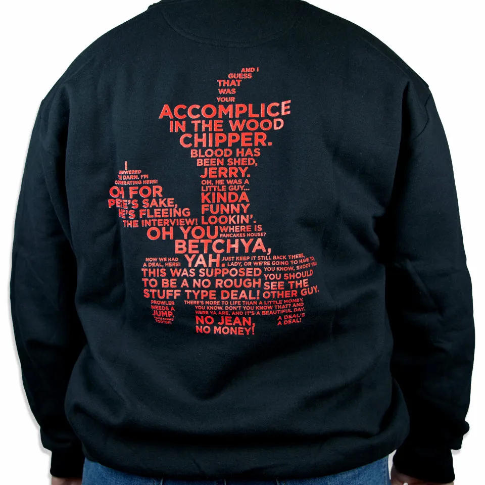 Sweatshirt - FARGO Woodchipper Outline