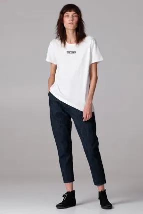 T-Shirt "CARE OF ME" warm white