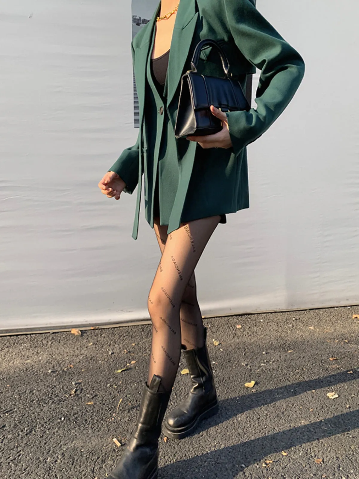 Tailored Slim Jacket - Olive